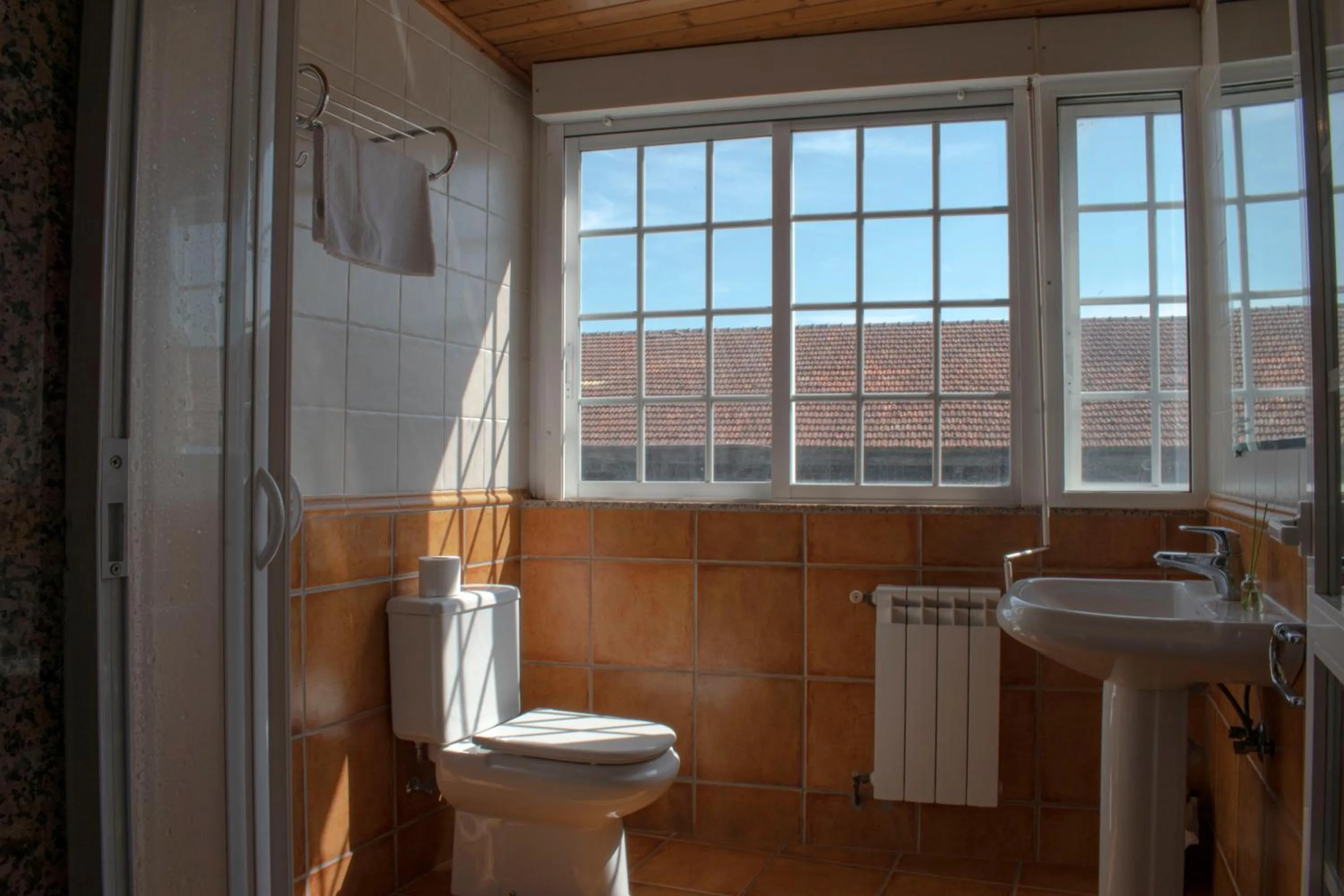 Toilet in Hostal Galicia