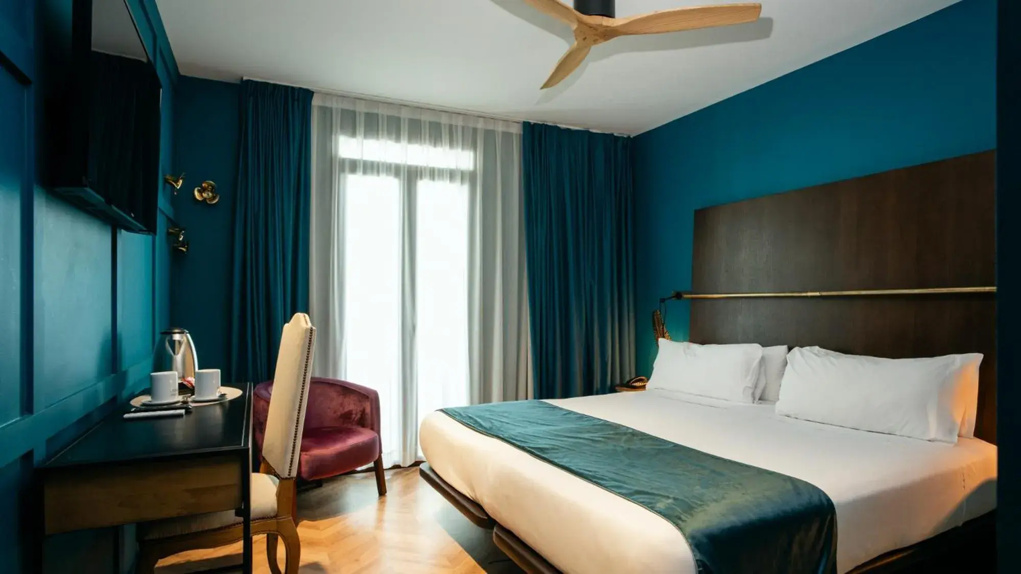 Bed in Hotel Ramblas Internacional Bed in Hotel Ramblas Internacional