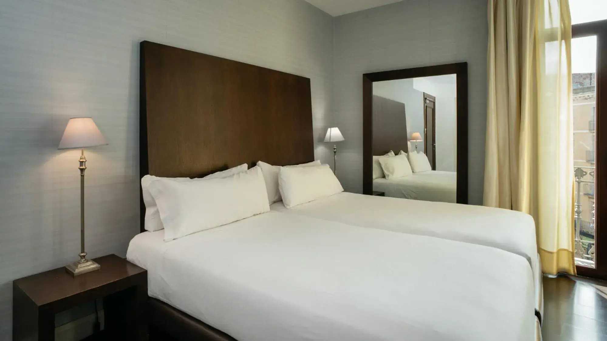 Bed in Hotel Ramblas Internacional Bed in Hotel Ramblas Internacional