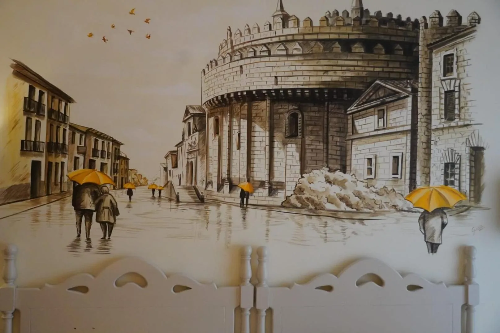 Decorative detail in Palacio Valderrabanos