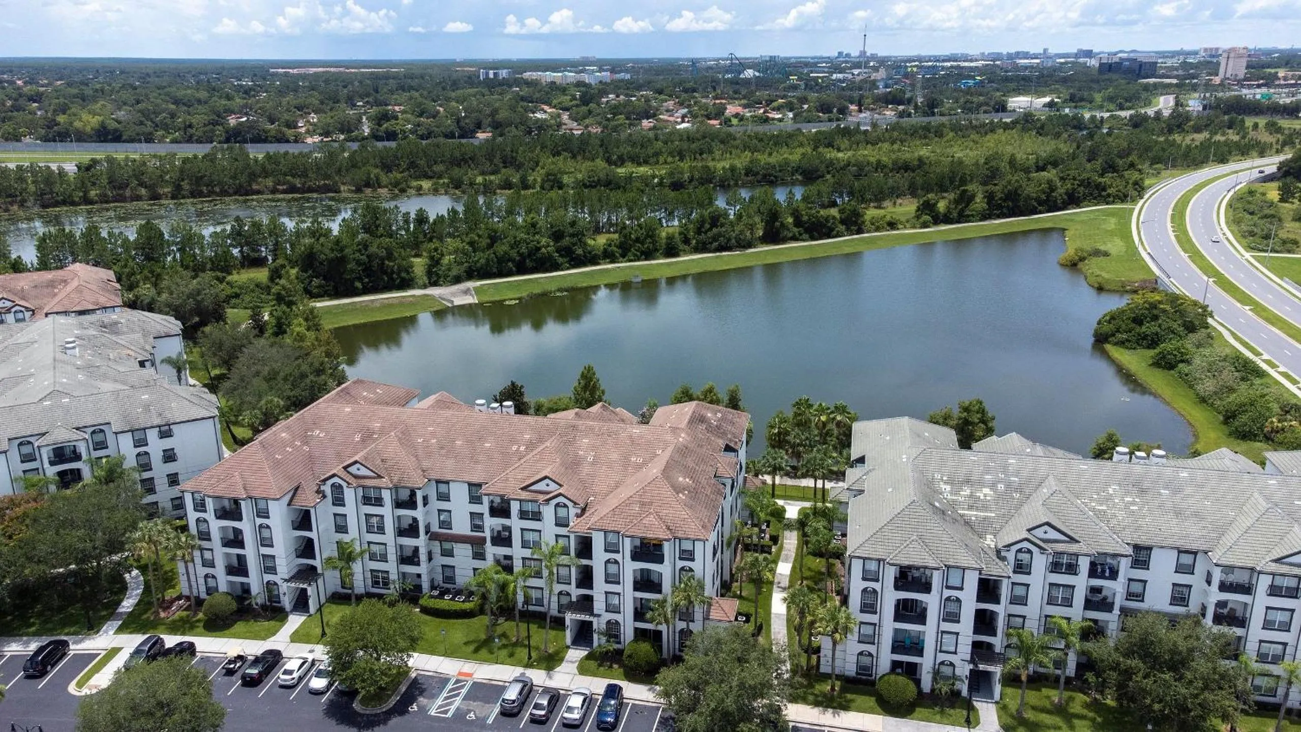 Lake view in Vista Cay Resort