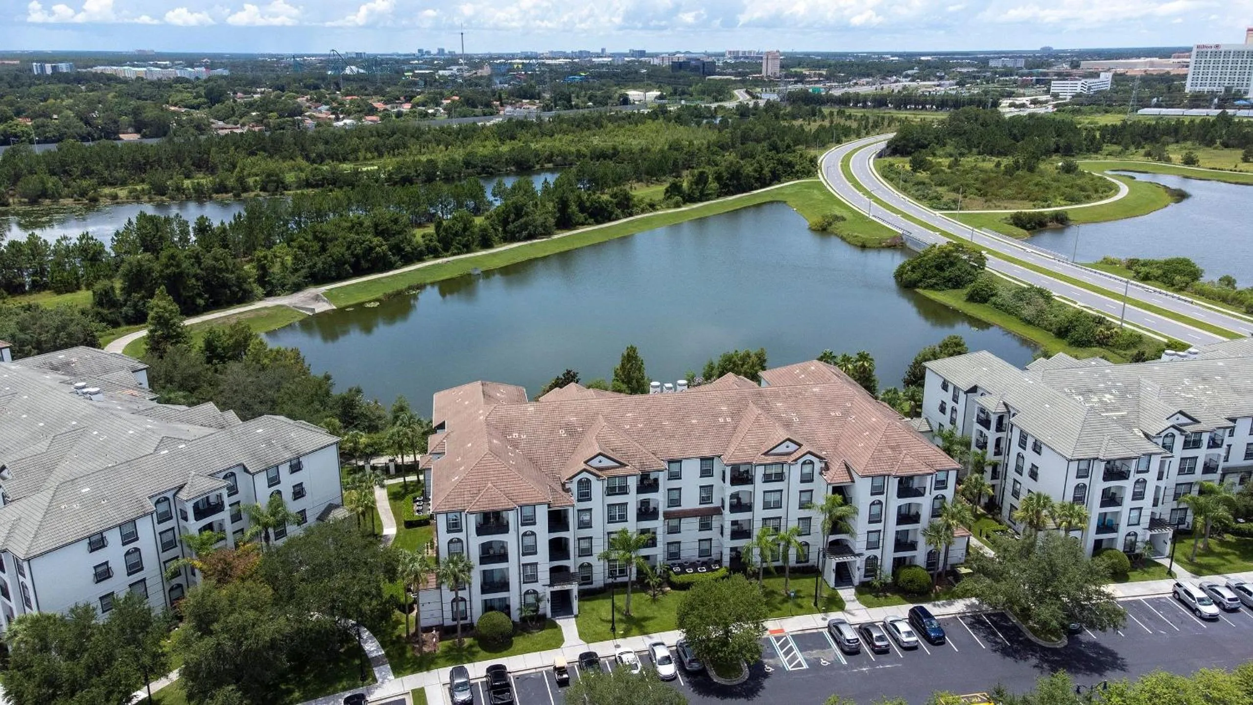 Lake view in Vista Cay Resort