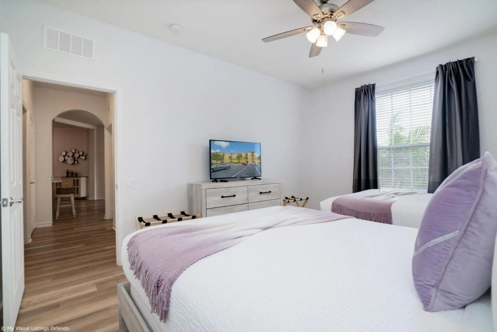 Bed in Vista Cay Resort