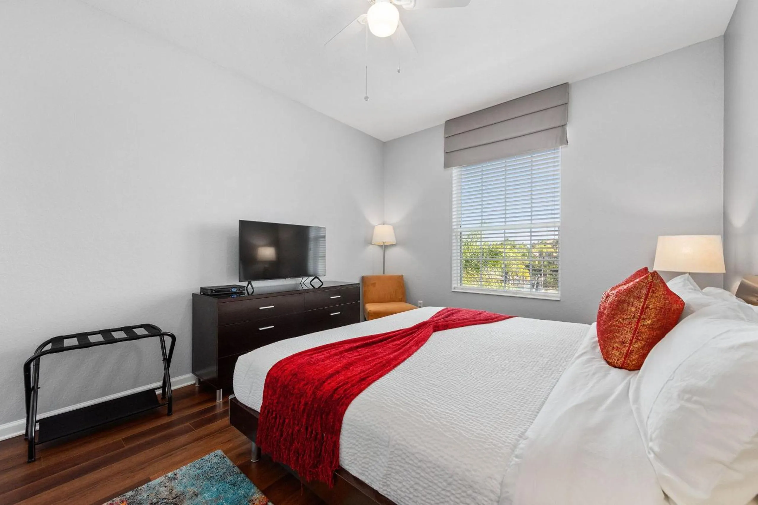 Bed in Vista Cay Resort