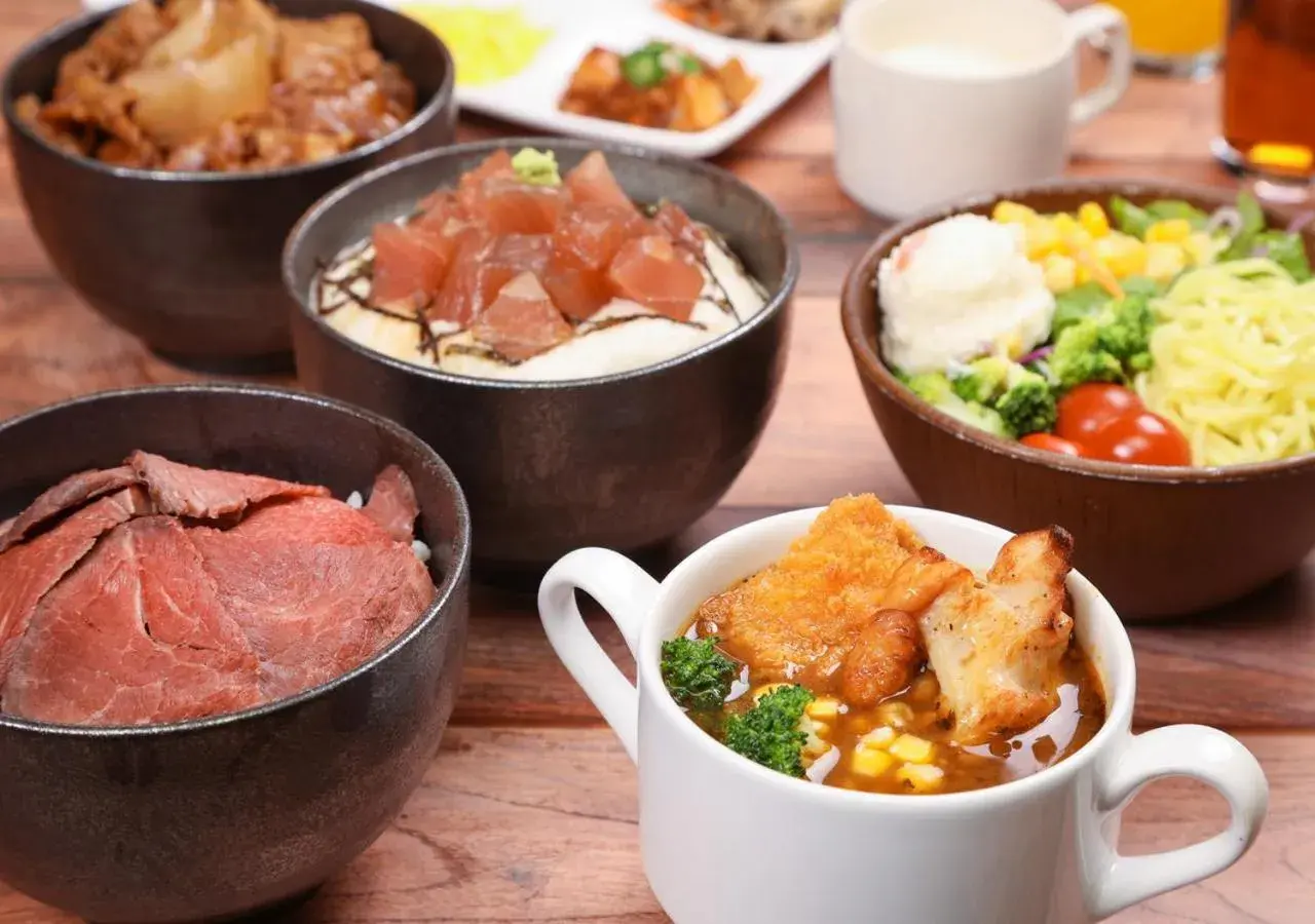 Food in APA Hotel TKP Sapporo Eki-Kitaguchi Excellent Food in APA Hotel TKP Sapporo Eki-Kitaguchi Excellent