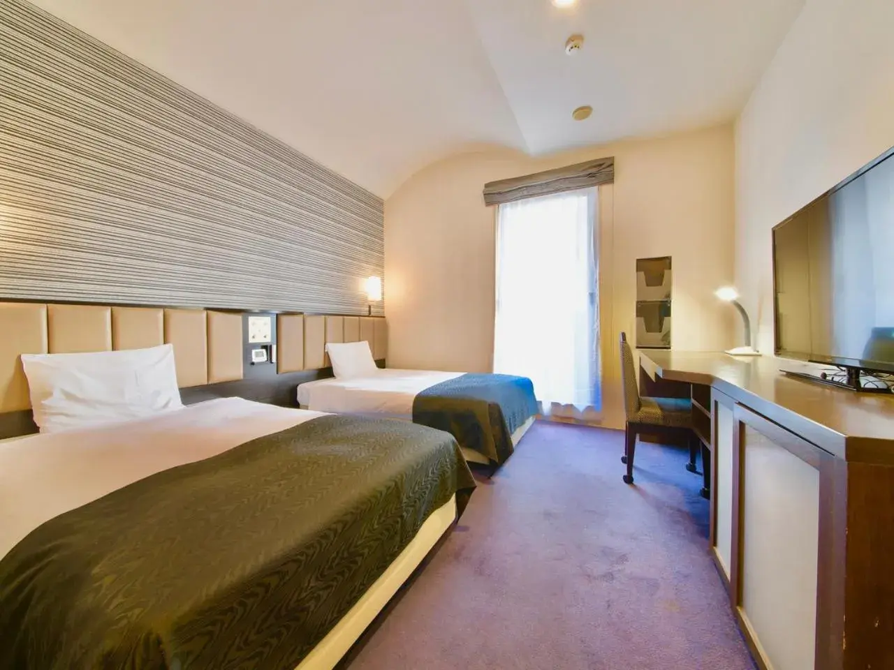 Bed in APA Hotel TKP Sapporo Eki-Kitaguchi Excellent Bed in APA Hotel TKP Sapporo Eki-Kitaguchi Excellent