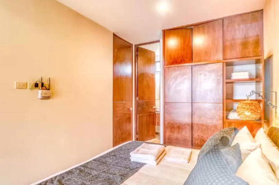 Bed in Amena Condo Tulum