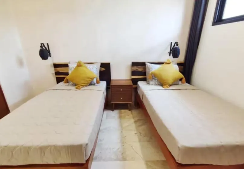 Bed in Amena Condo Tulum