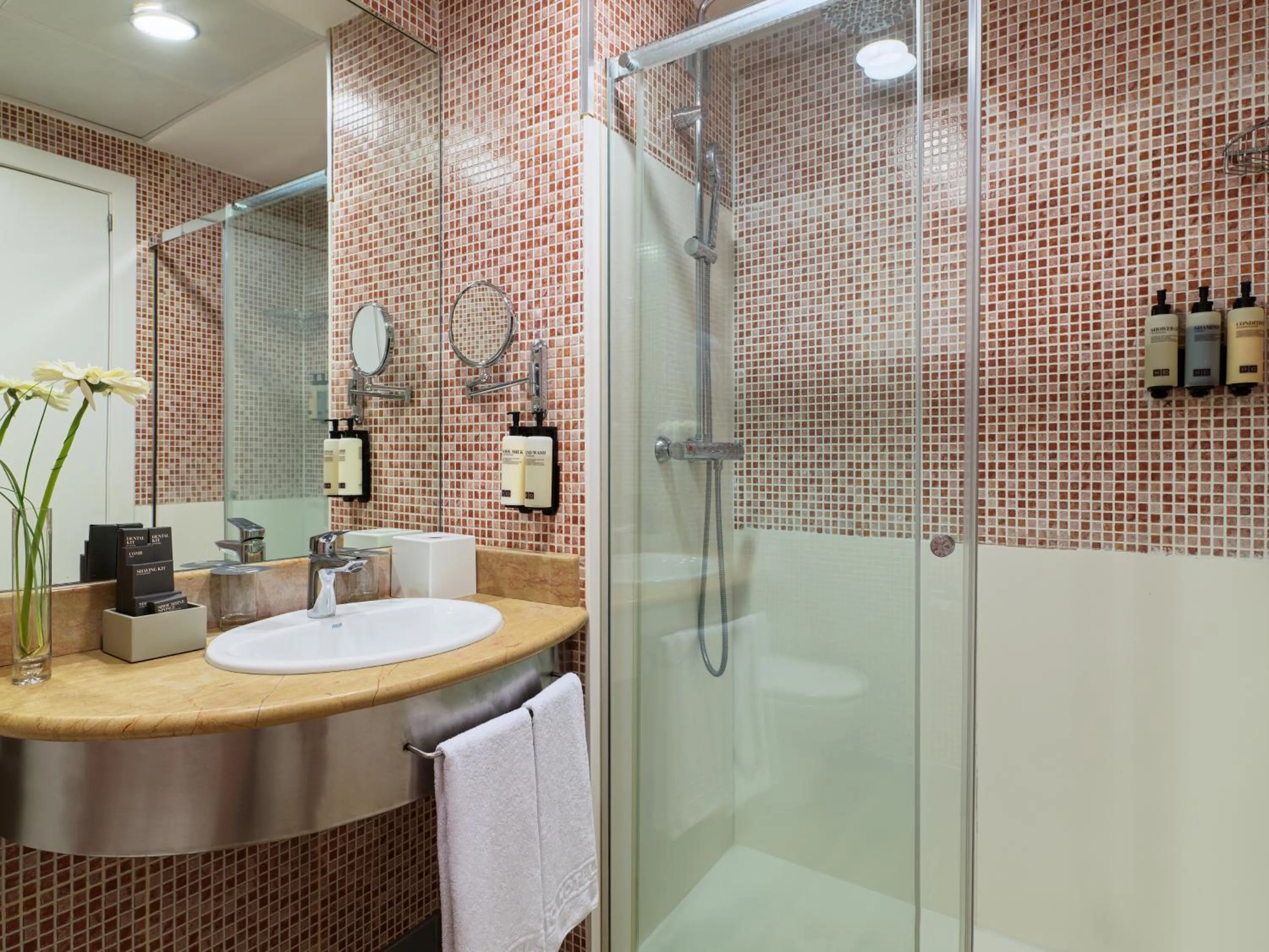 Shower in H10 Raco del Pi