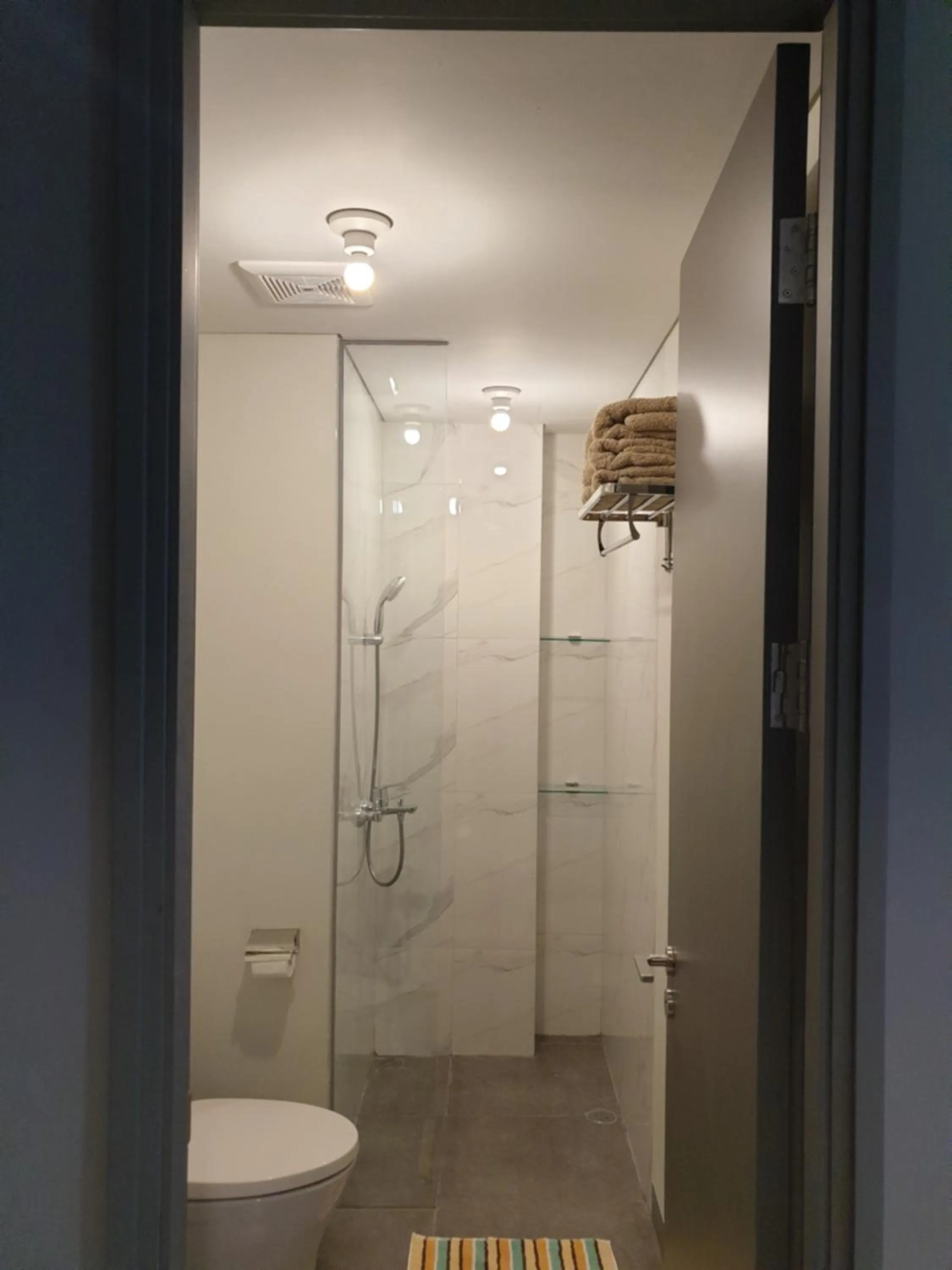 Shower in CozyHomes at One Residence Batam