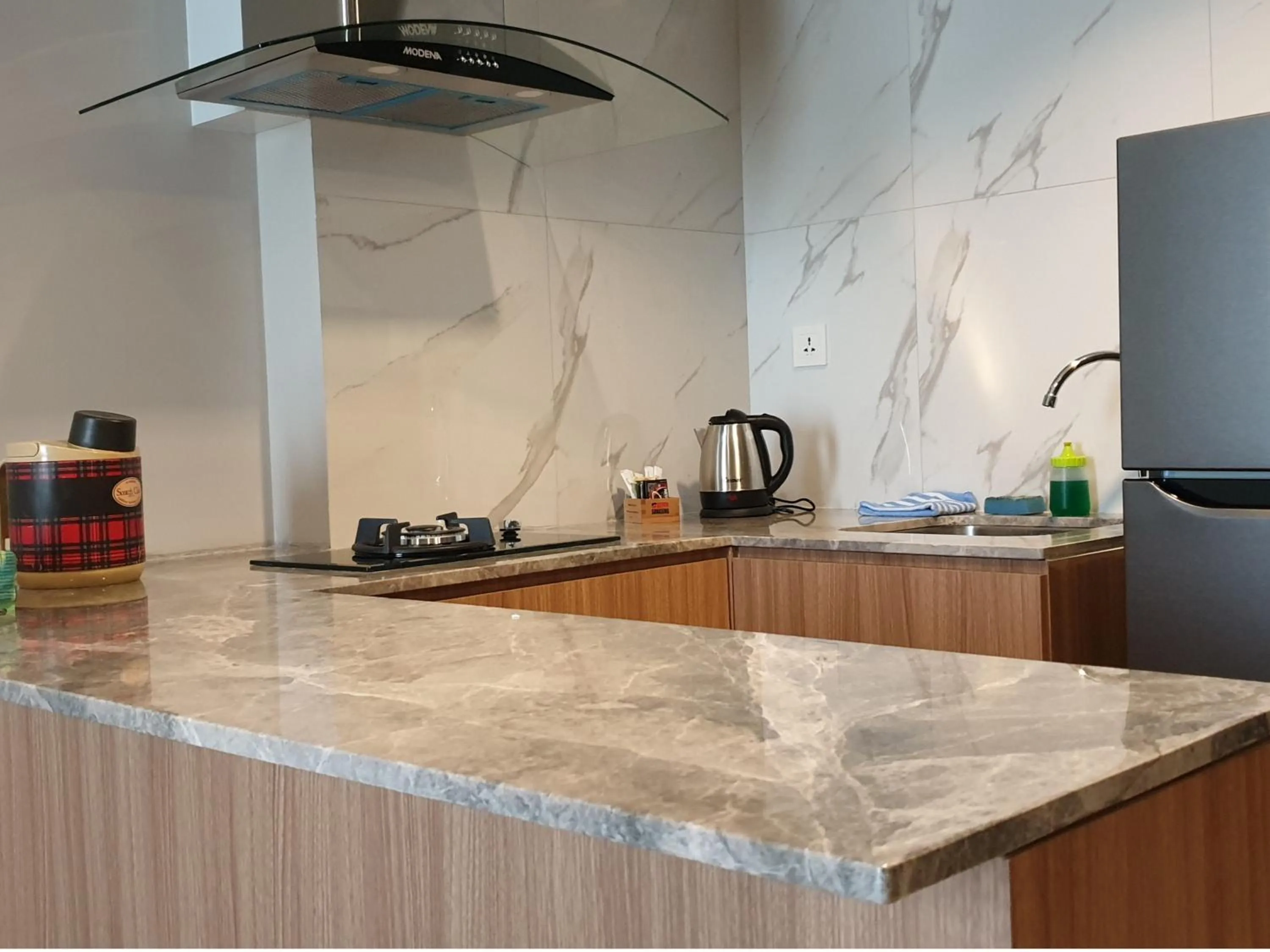 Kitchen or kitchenette in CozyHomes at One Residence Batam