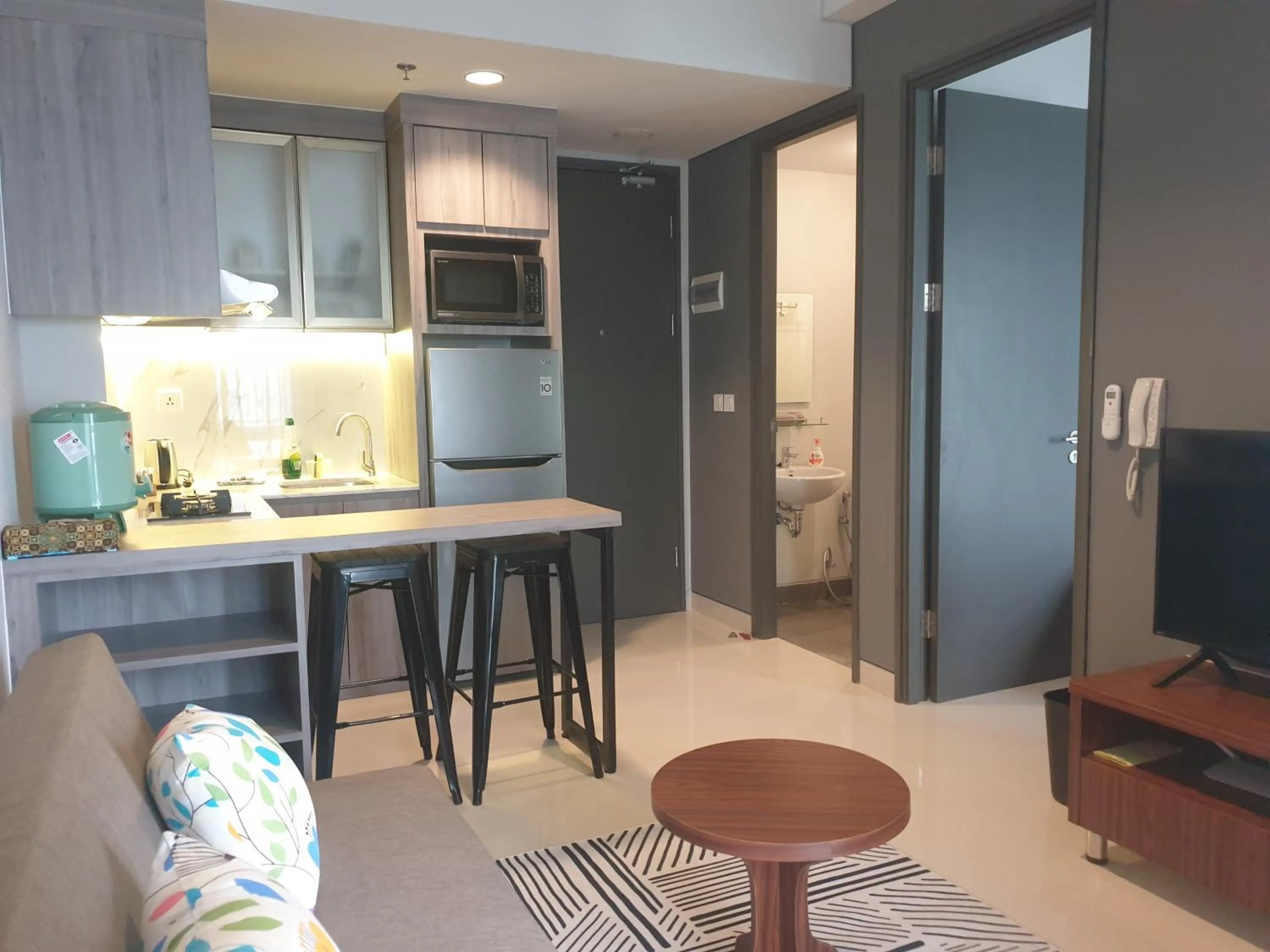 Kitchen or kitchenette in CozyHomes at One Residence Batam