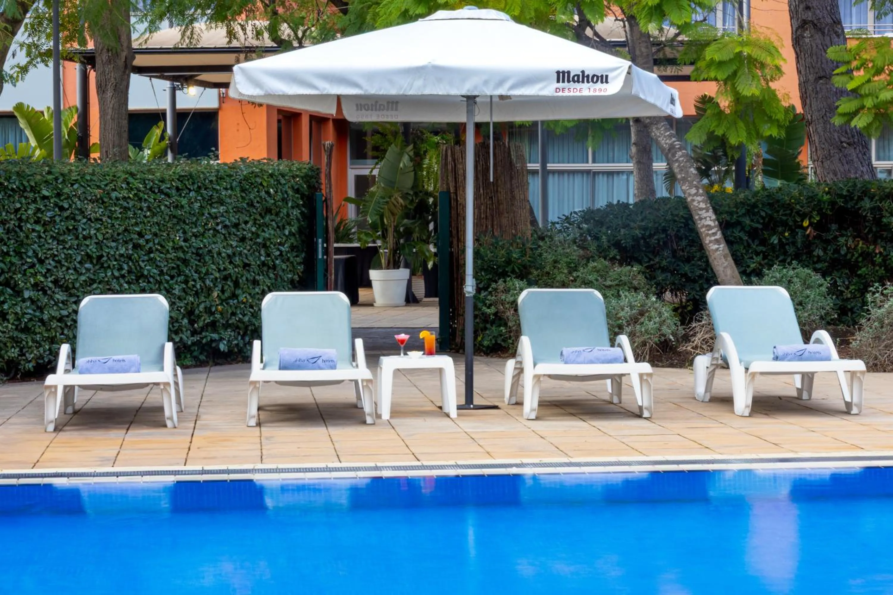 Swimming pool in Abba Garden