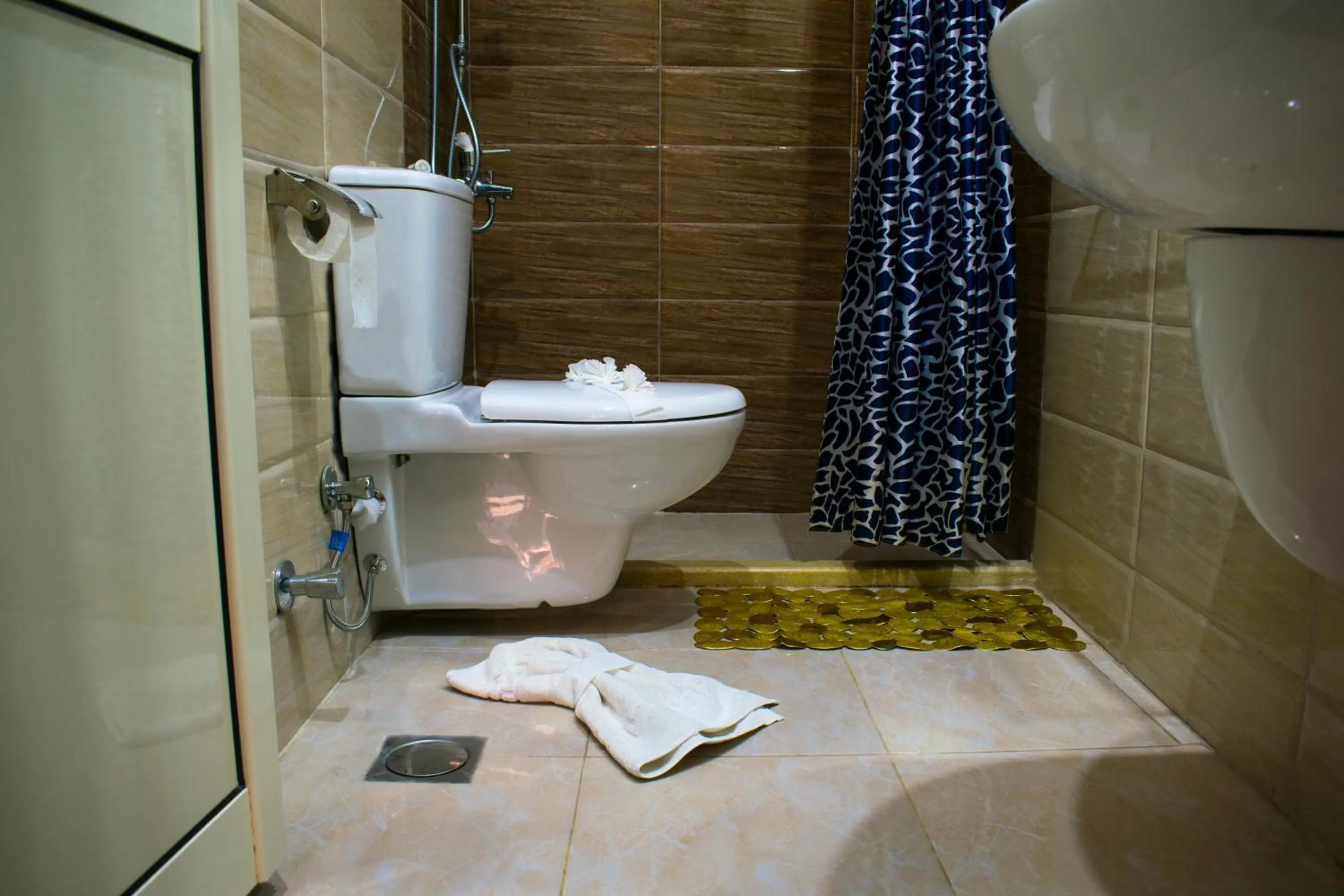 Shower in Crown Hotel