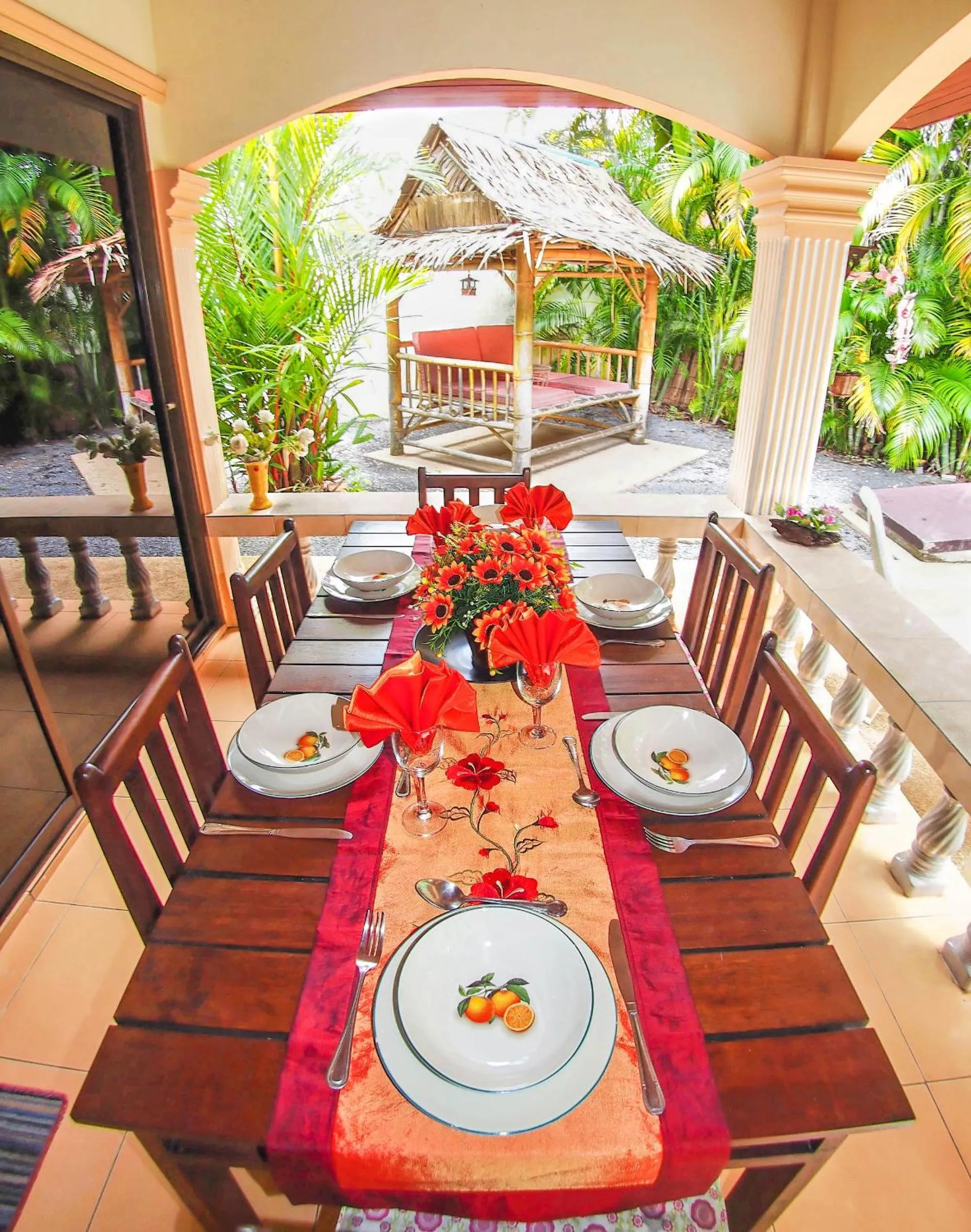 Patio in Coconut Paradise Villas