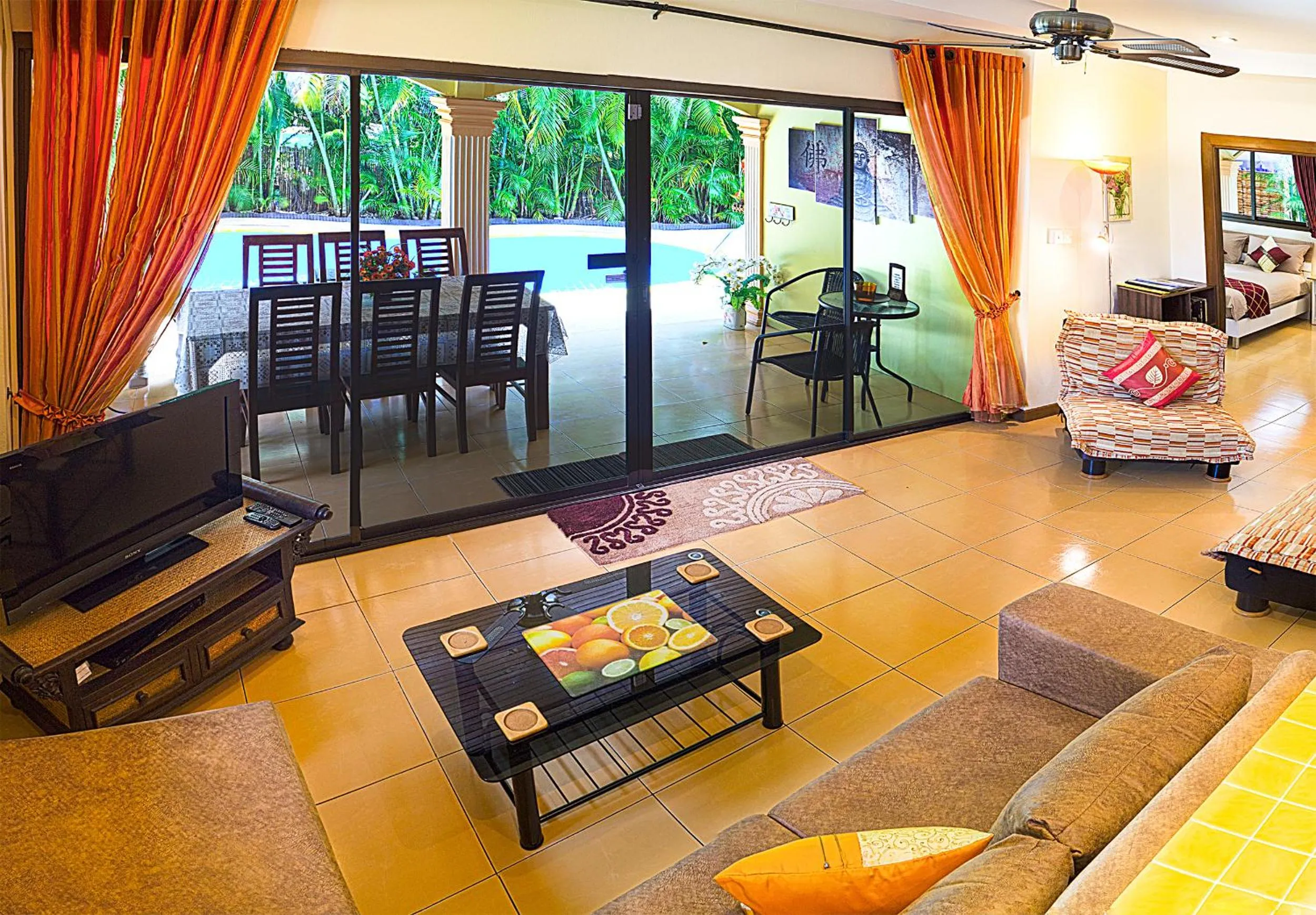 Patio in Coconut Paradise Villas