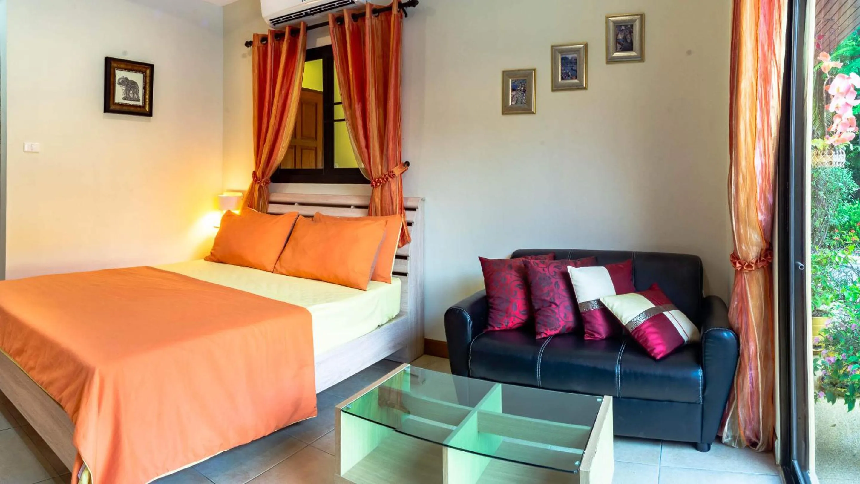 Bed in Coconut Paradise Villas