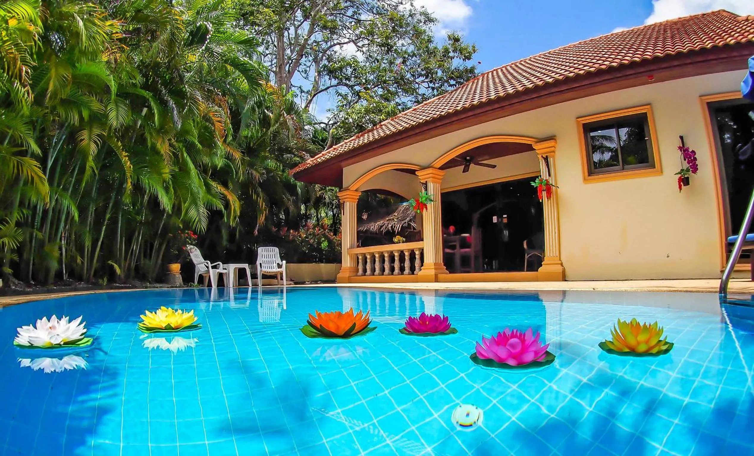 Swimming pool in Coconut Paradise Villas