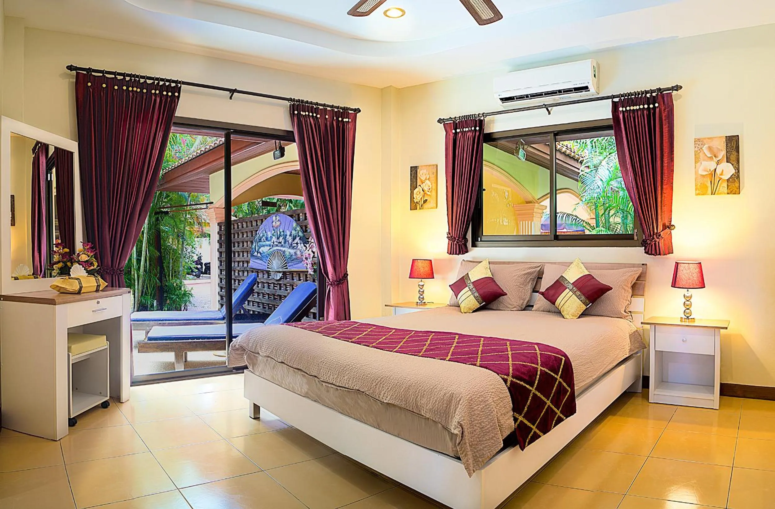 Bedroom, Bed in Coconut Paradise Villas