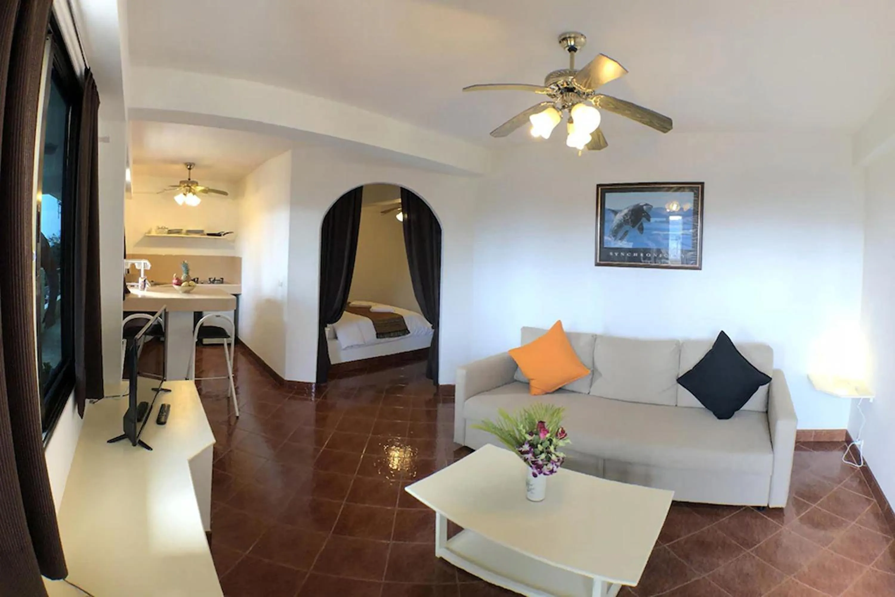 Living room in Swiss Villas Panoramic - SHA Certified