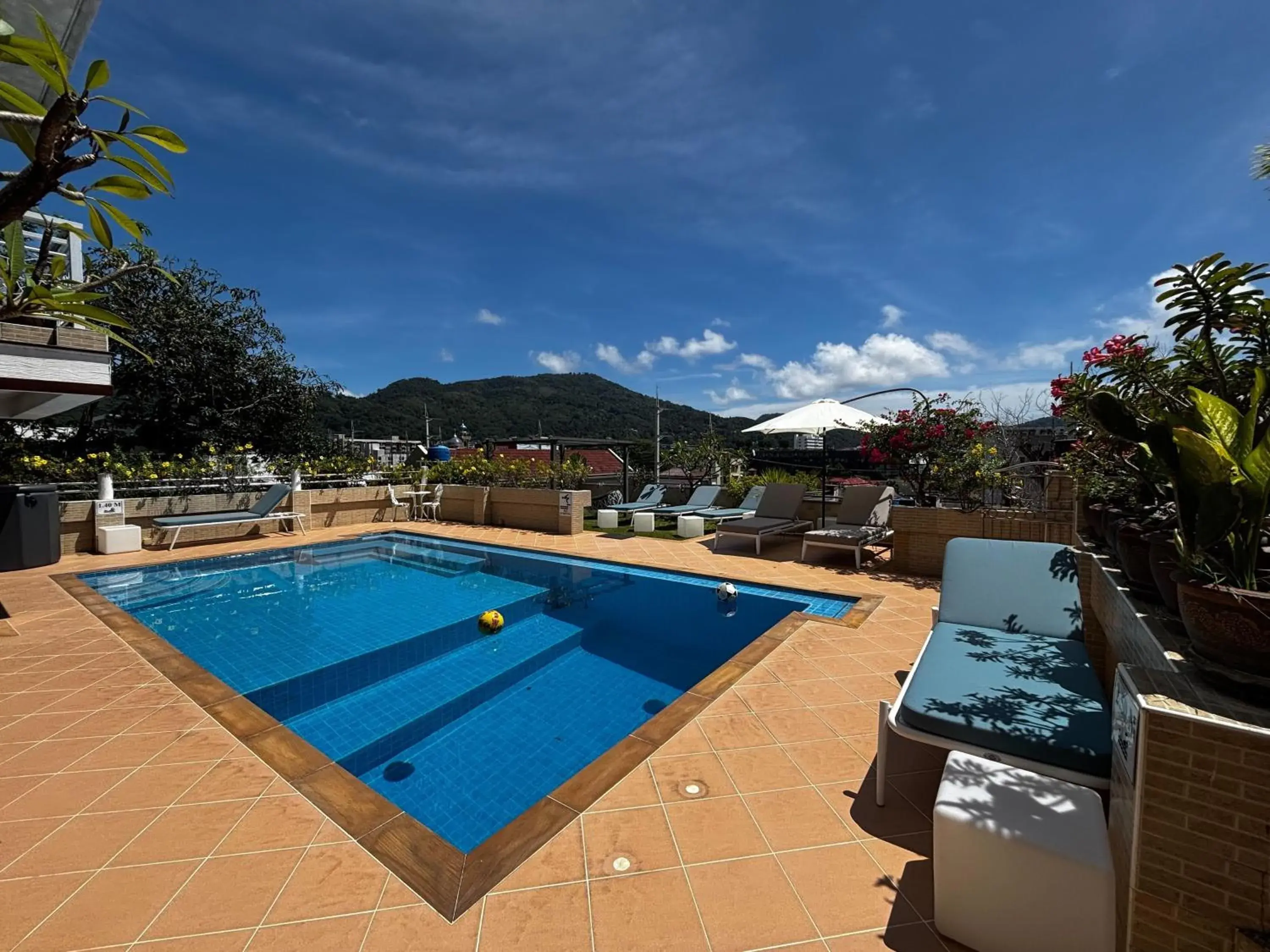 Day in Swiss Villas Panoramic - Hillside Beach View Day in Swiss Villas Panoramic - Hillside Beach View