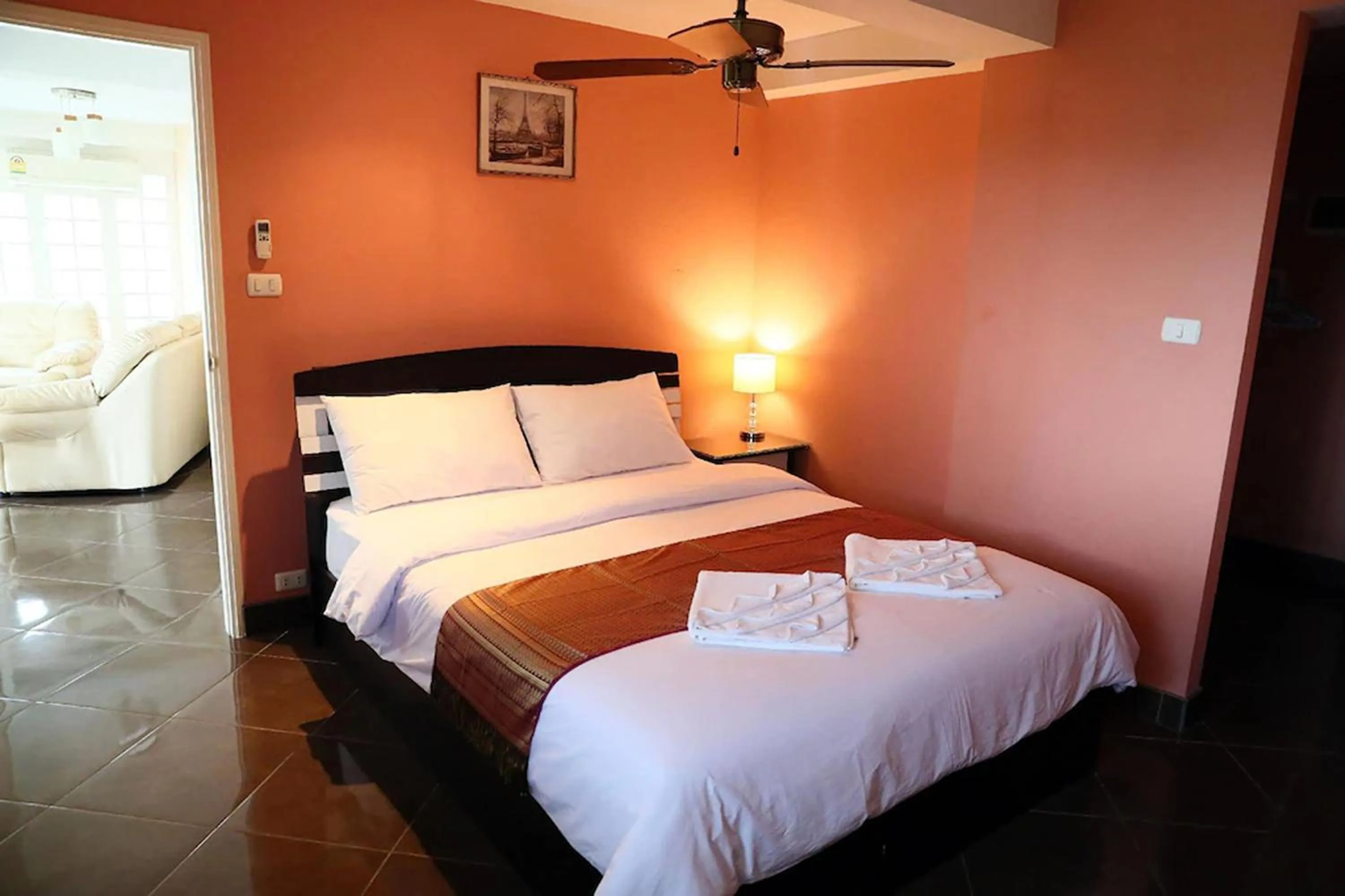 Bed in Swiss Villas Panoramic - SHA Certified