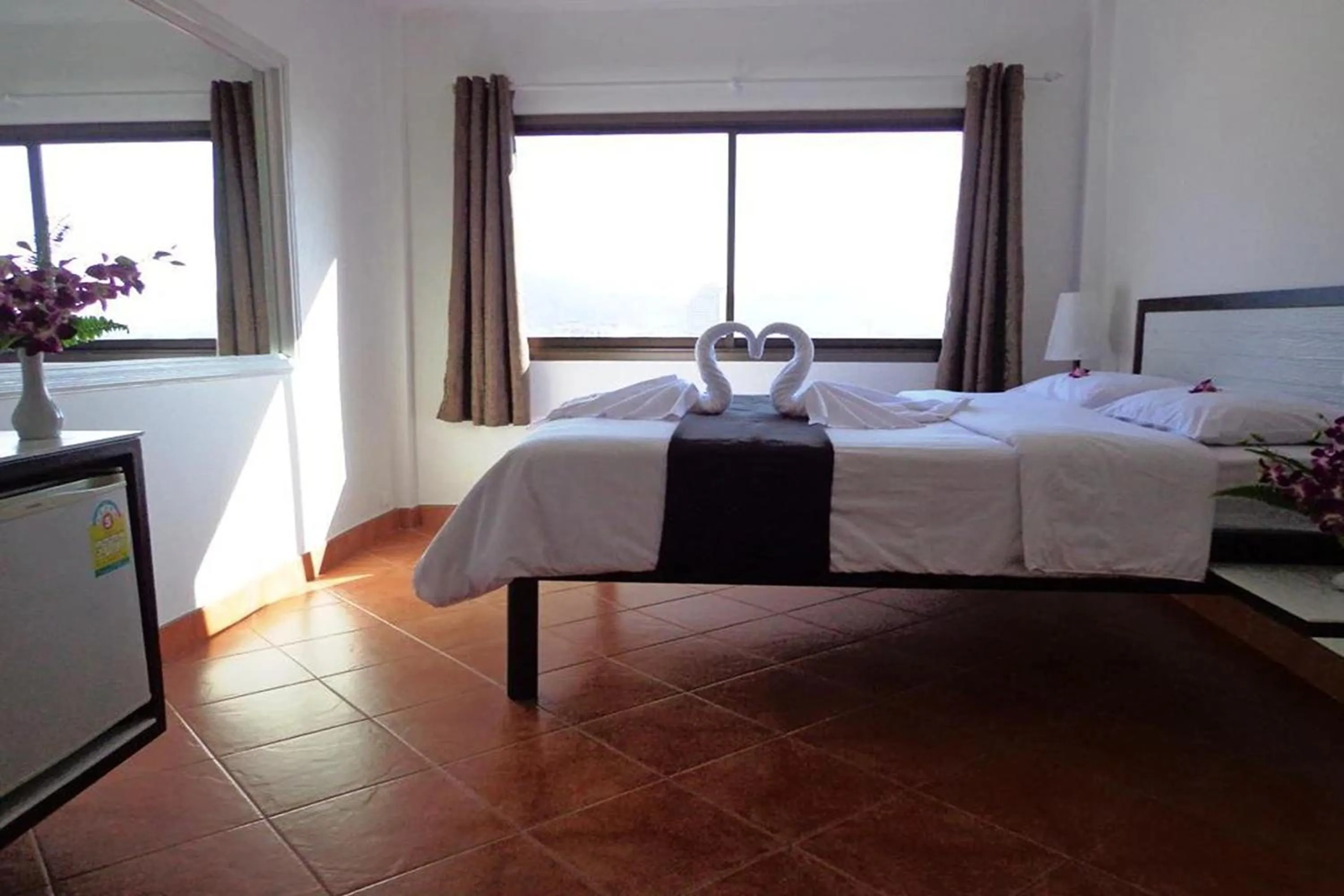 Bed in Swiss Villas Panoramic - SHA Certified