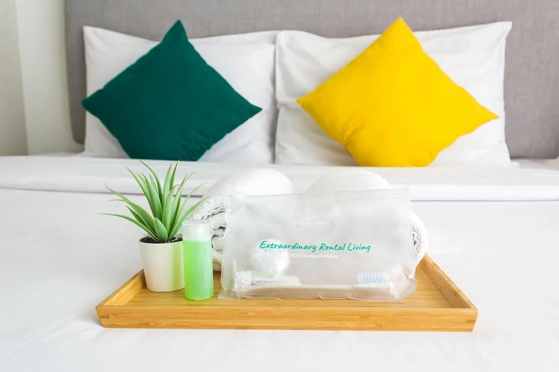 Bed in TwoSpaces Living at Zena Mozia