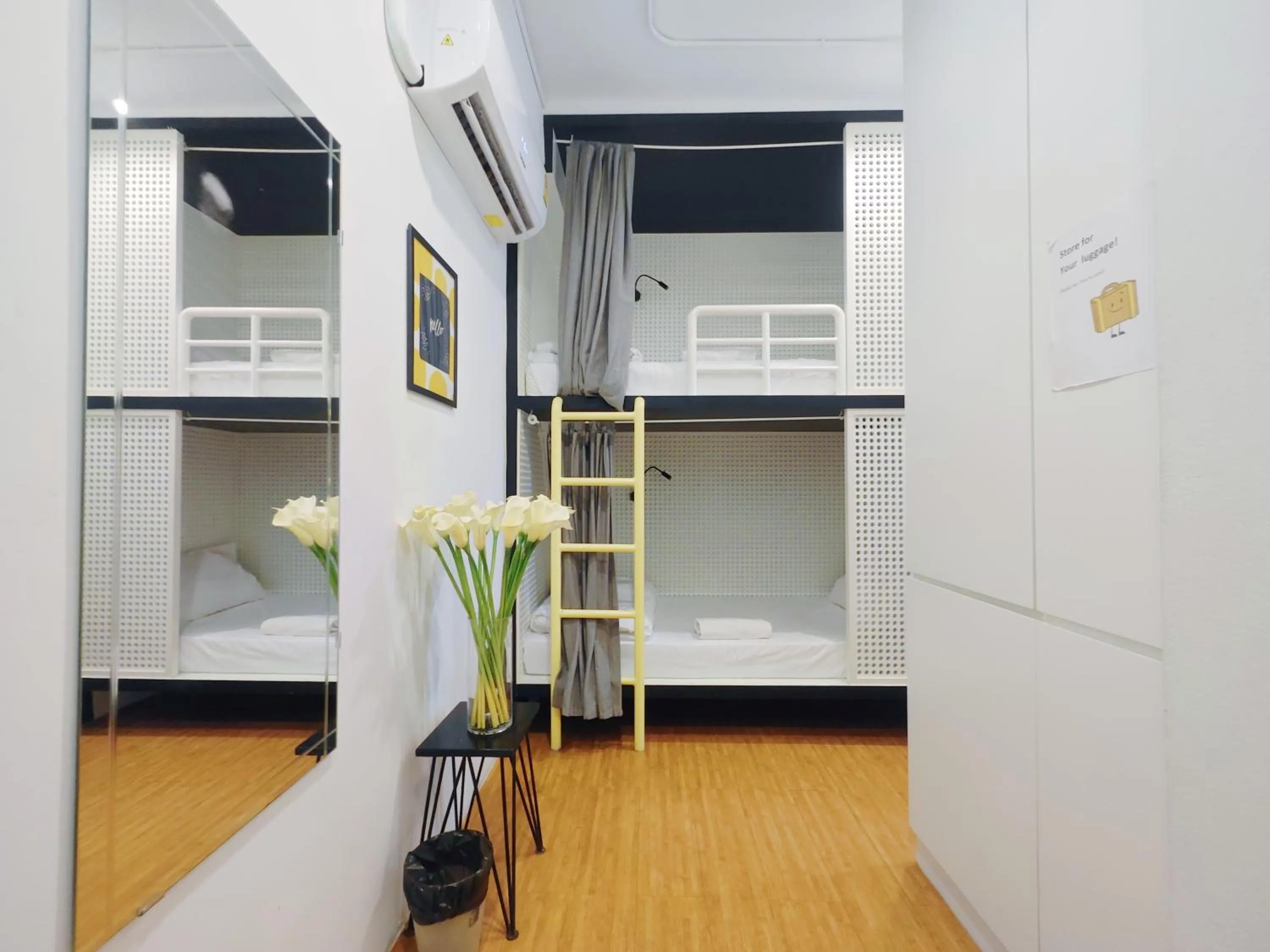 Bedroom, Bed in Ostay Asoke Bangkok