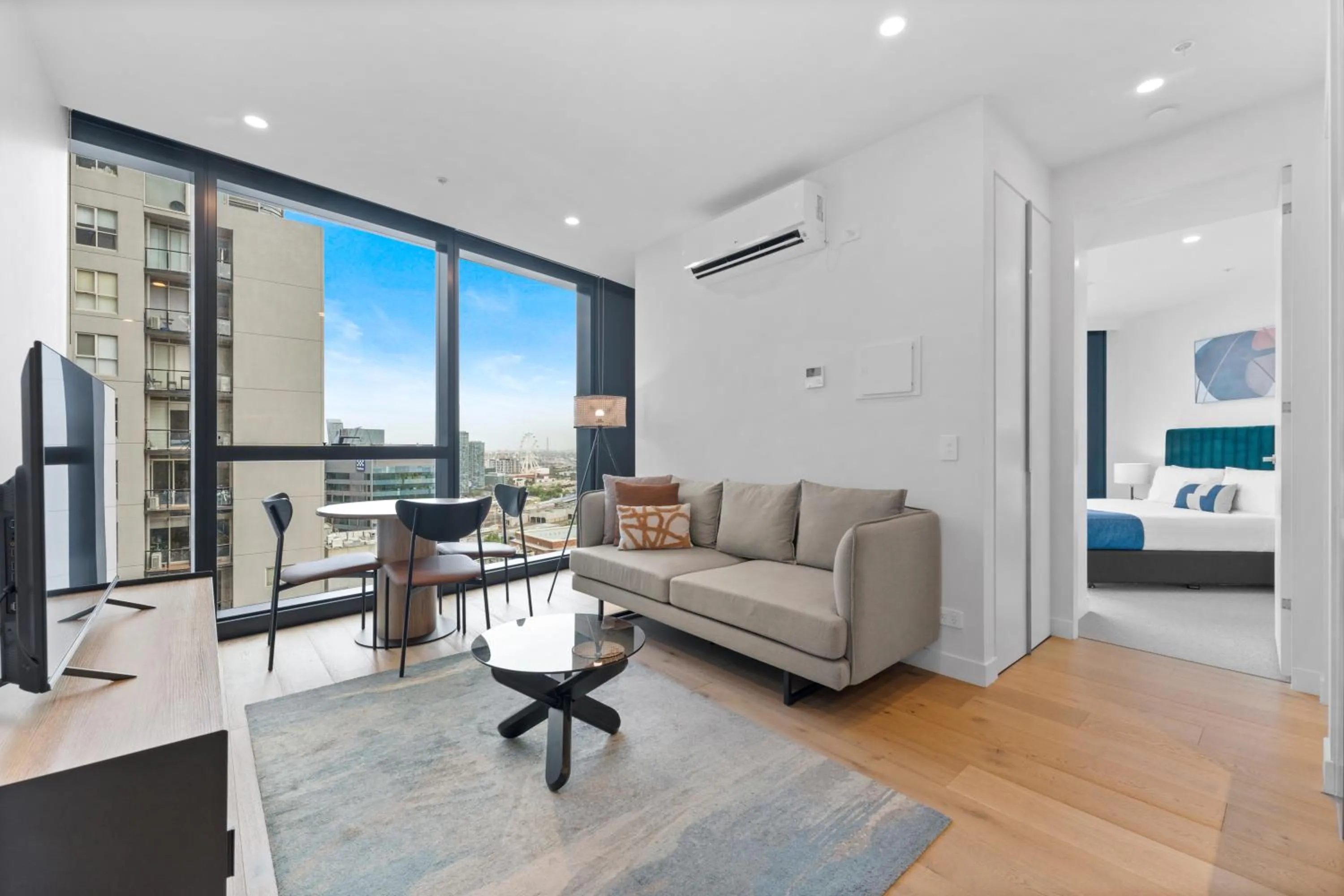 Living room in Aspire Melbourne