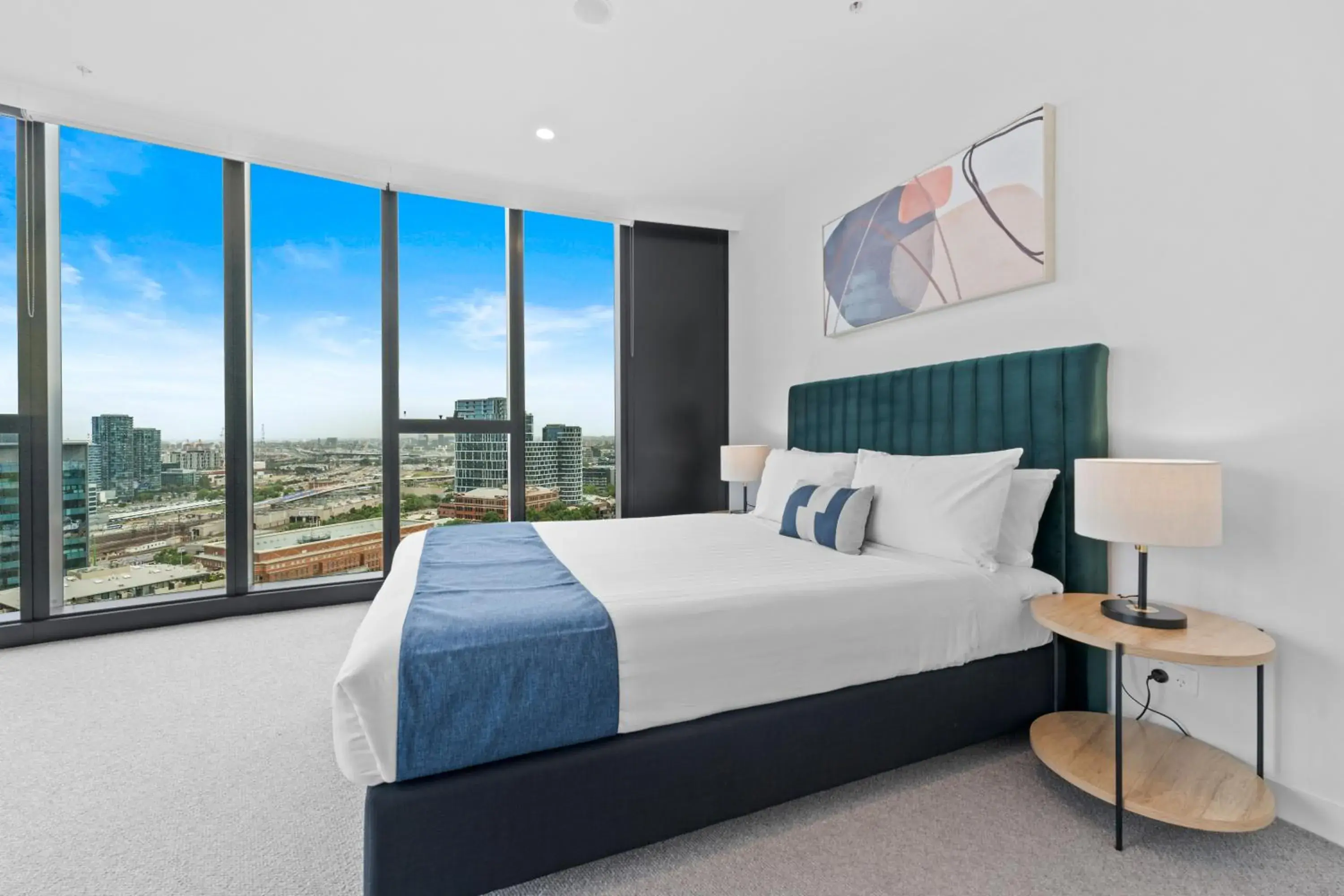 Bedroom, Bed in Aspire Melbourne Bedroom, Bed in Aspire Melbourne