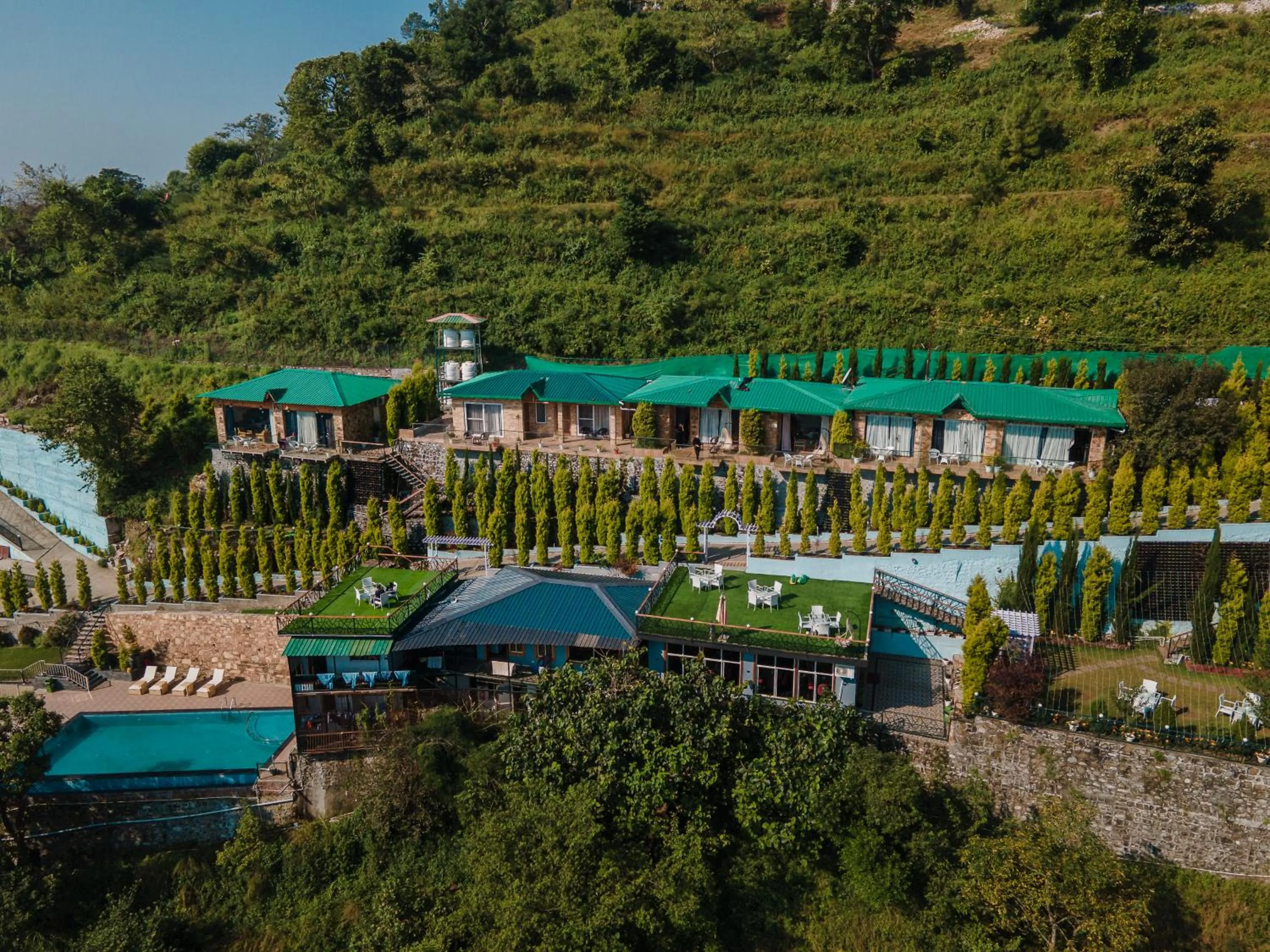 Facade/entrance in The Lake Ambience Resort