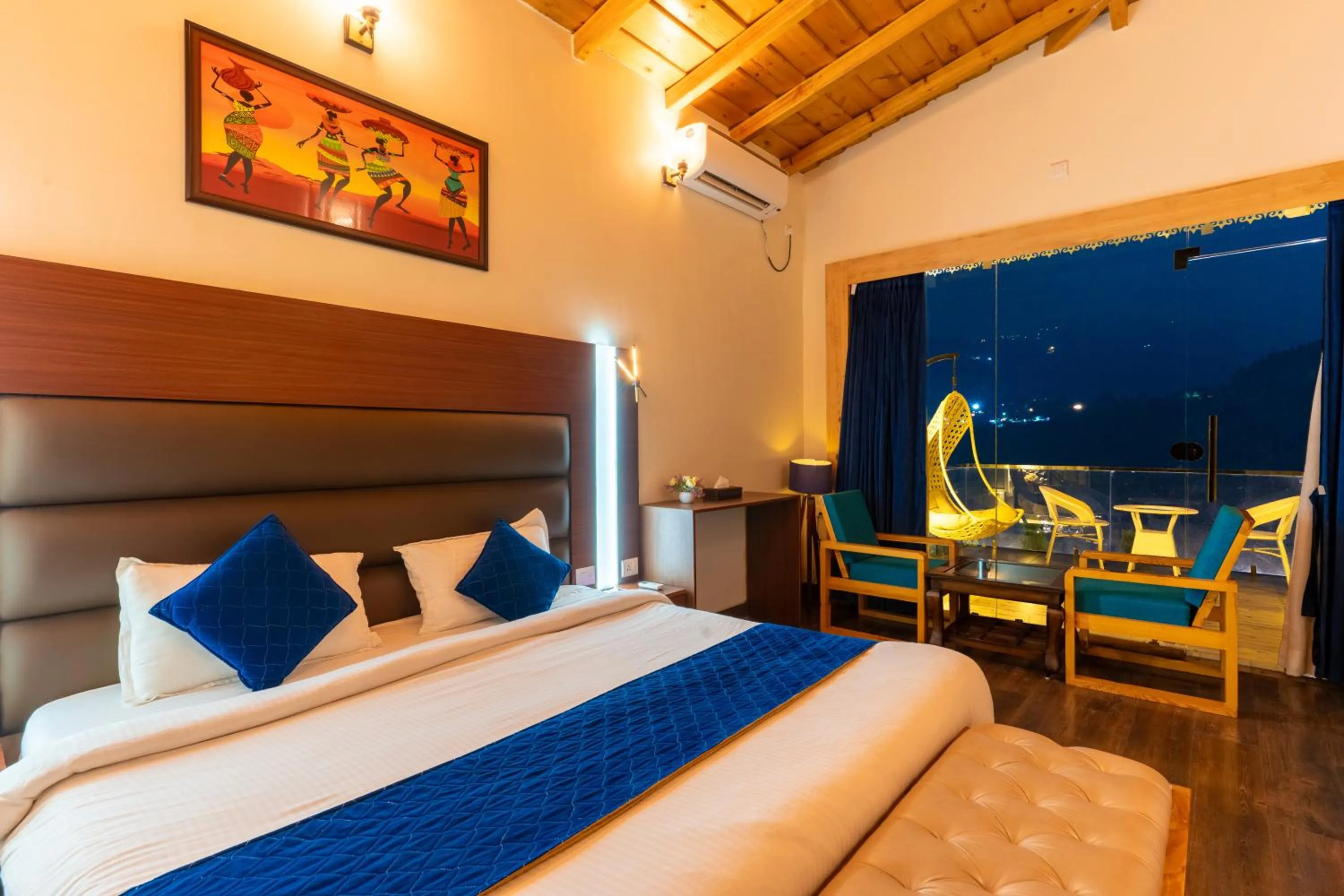 Bed in The Lake Ambience Resort