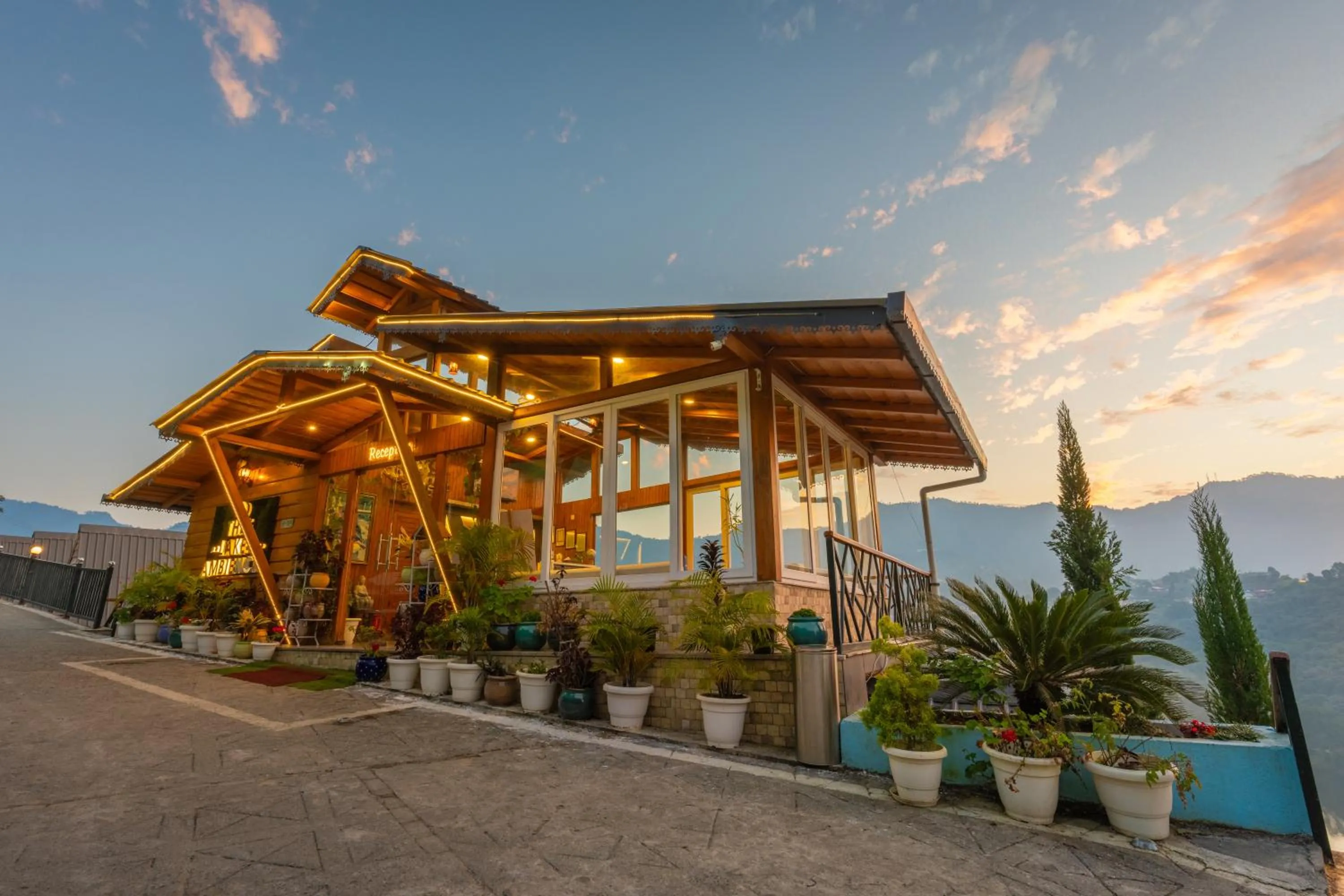 Lobby or reception in The Lake Ambience Resort