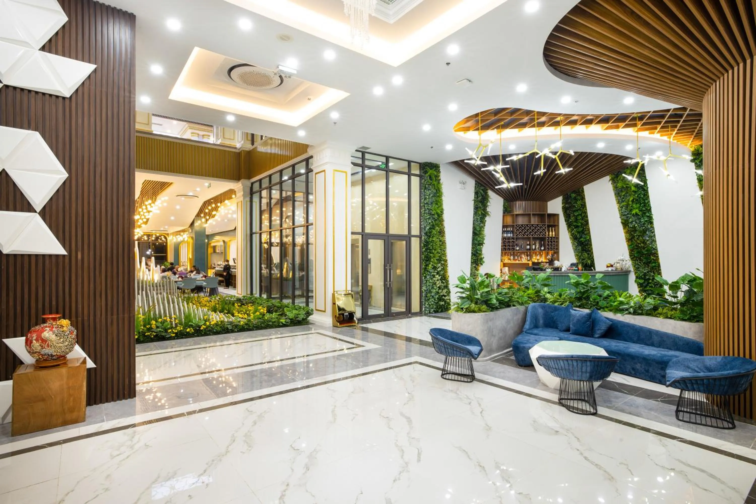 Lobby or reception in Glenda Tower Moc Chau Hotel