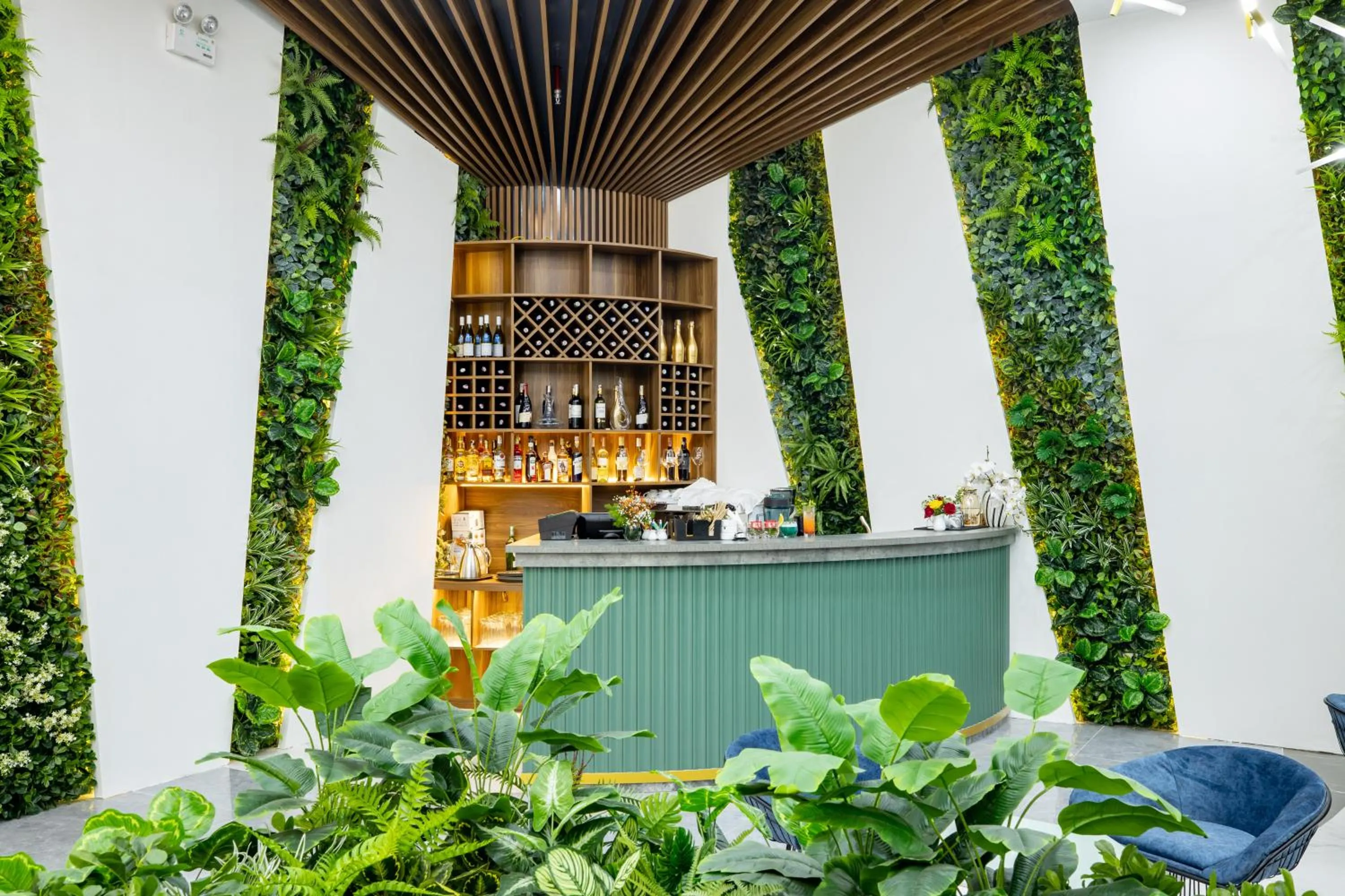 Lounge or bar in Glenda Tower Moc Chau Hotel