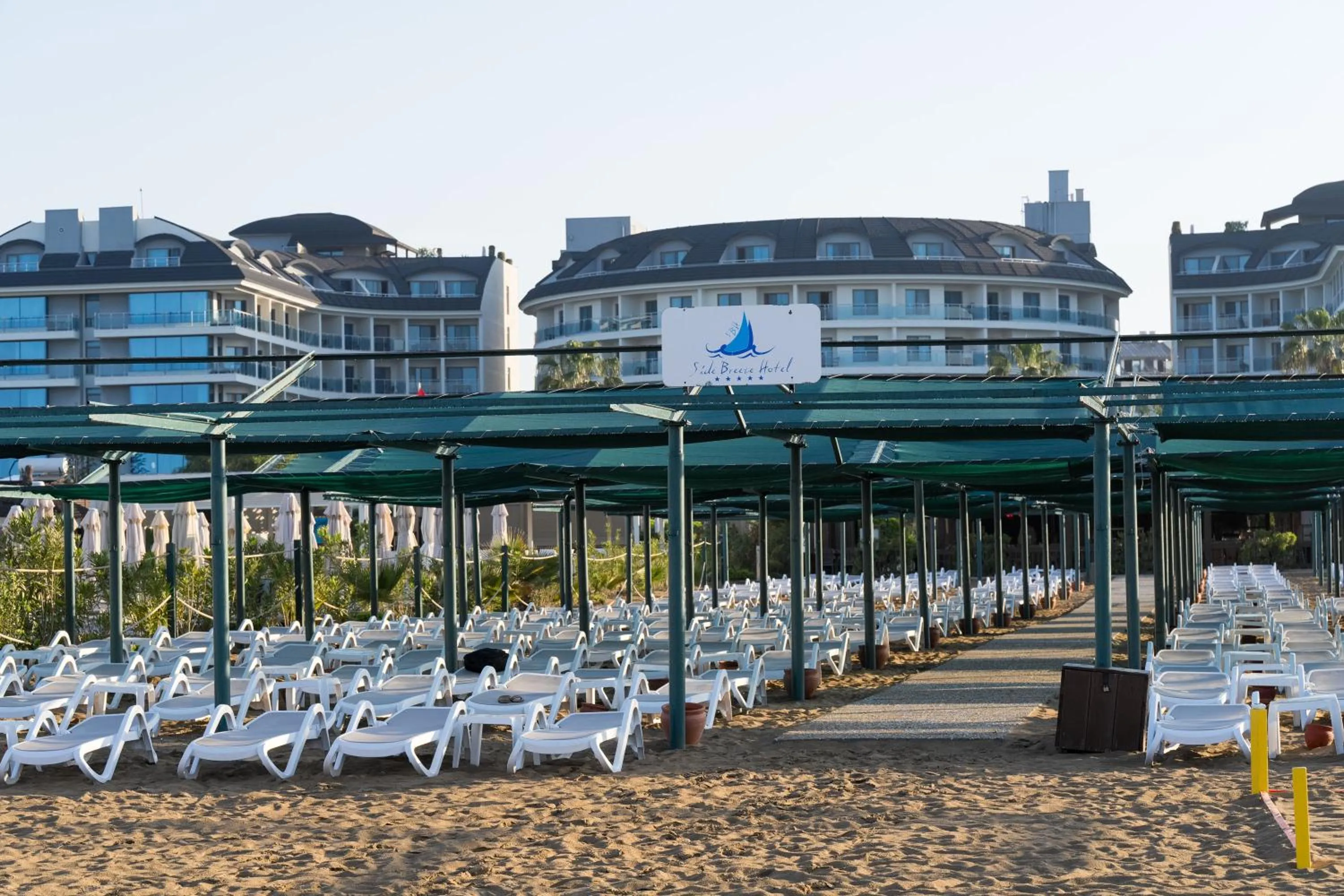 Beach in Side Breeze Hotel