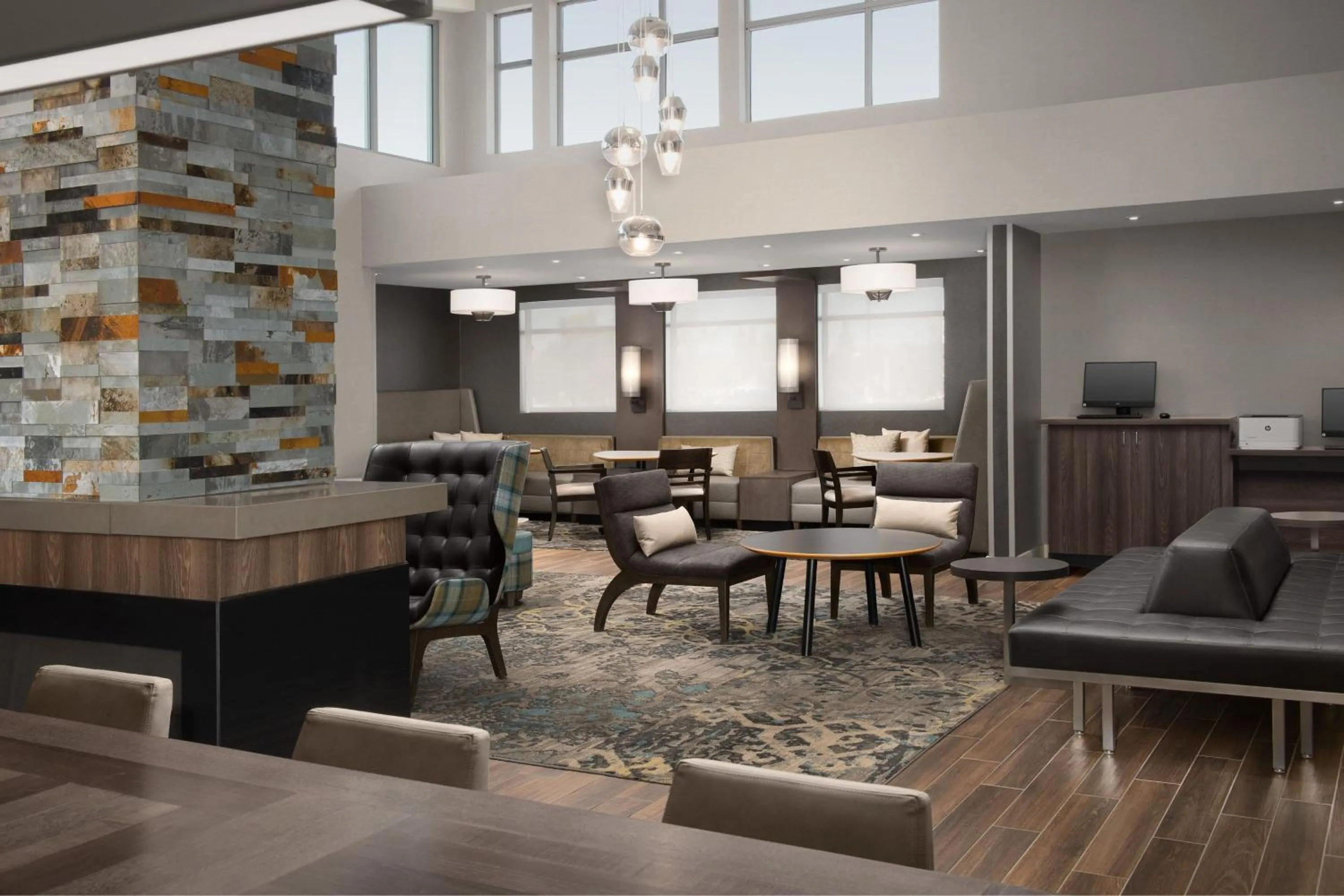 Lobby or reception in Residence Inn by Marriott Fresno Clovis