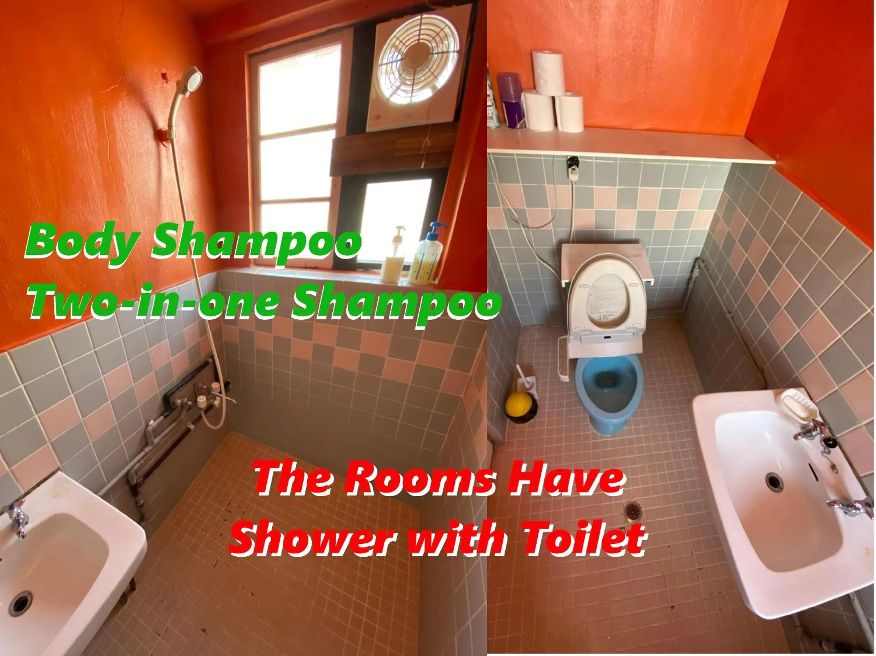 Bathroom in Guesthouse Base Okinawa