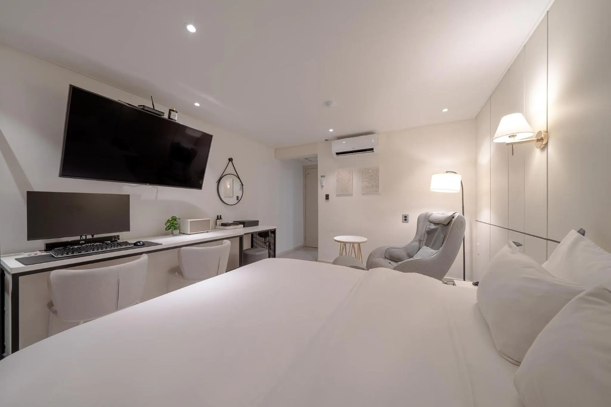 Bed in No25 Hotel Jeonju Sanjeong