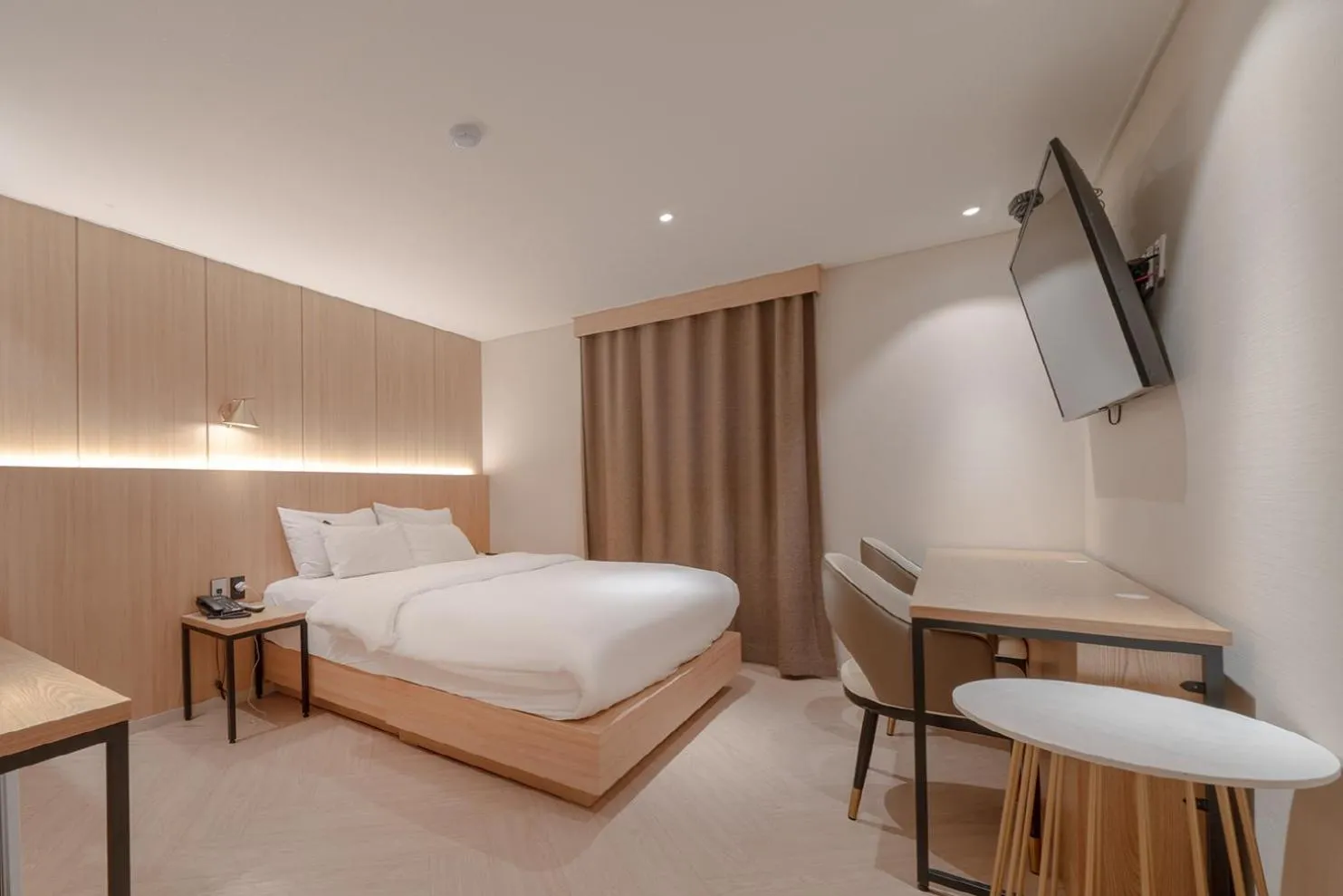 Bed in No25 Hotel Jeonju Sanjeong