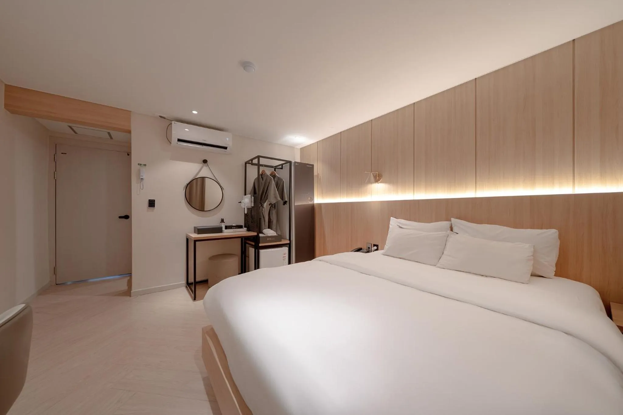 Bed in No25 Hotel Jeonju Sanjeong