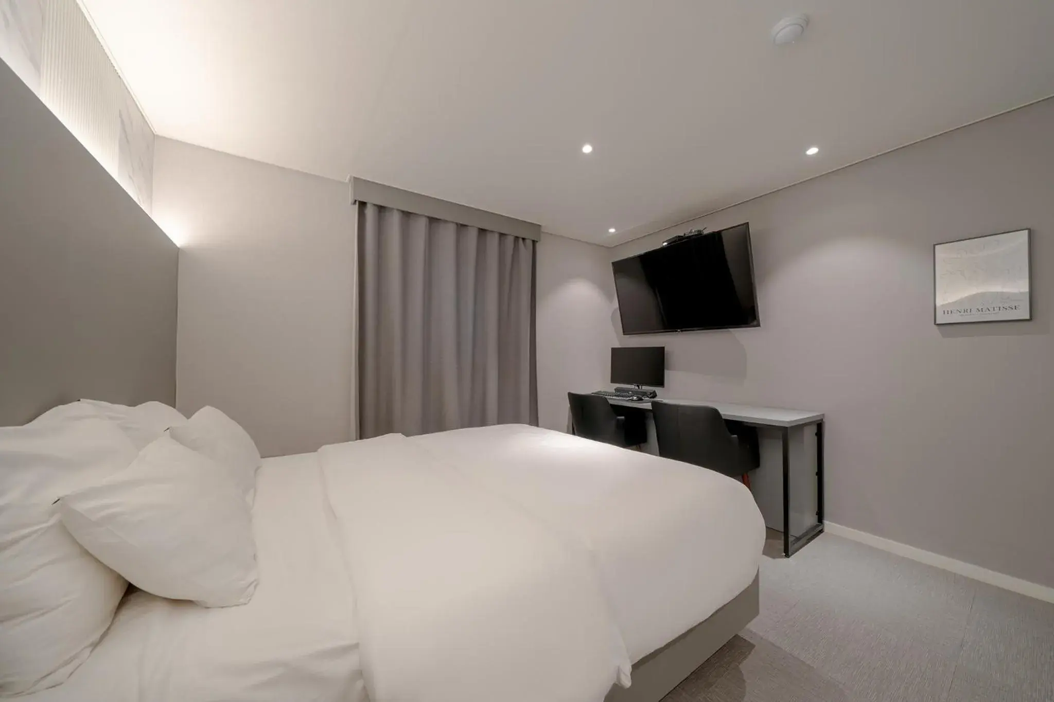 Bed in No25 Hotel Jeonju Sanjeong Bed in No25 Hotel Jeonju Sanjeong