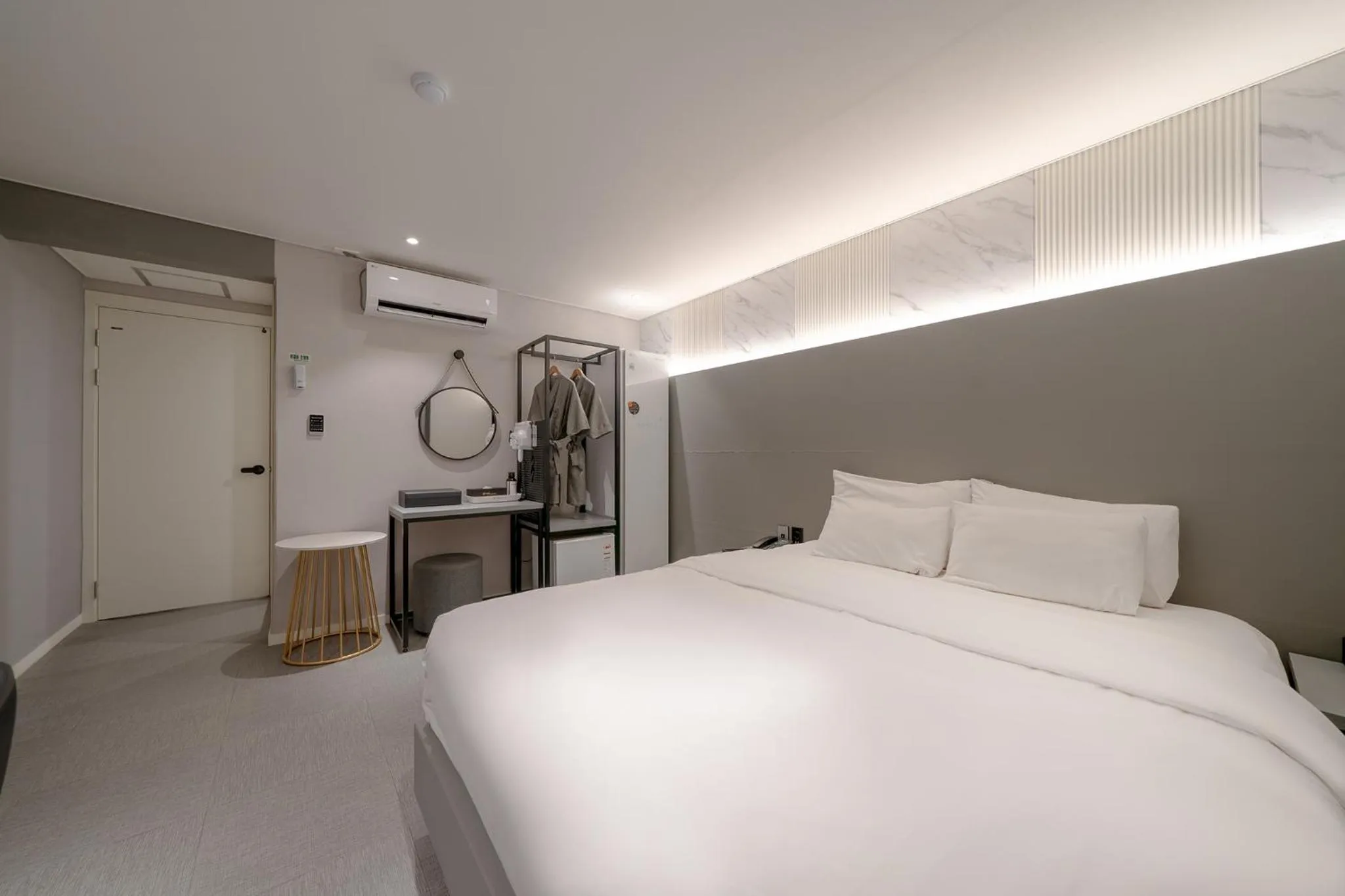 Bed in No25 Hotel Jeonju Sanjeong