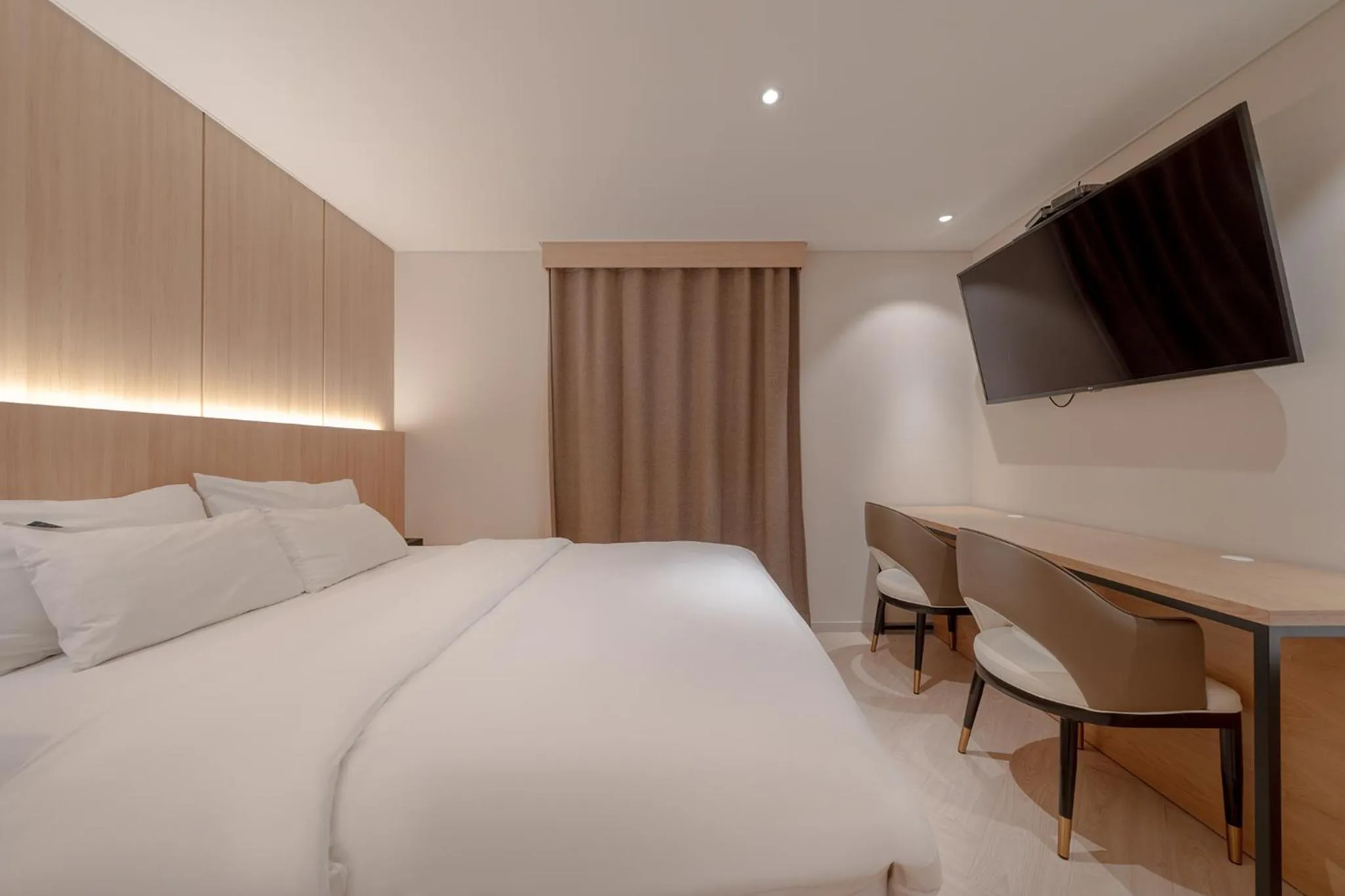 Bed in No25 Hotel Jeonju Sanjeong