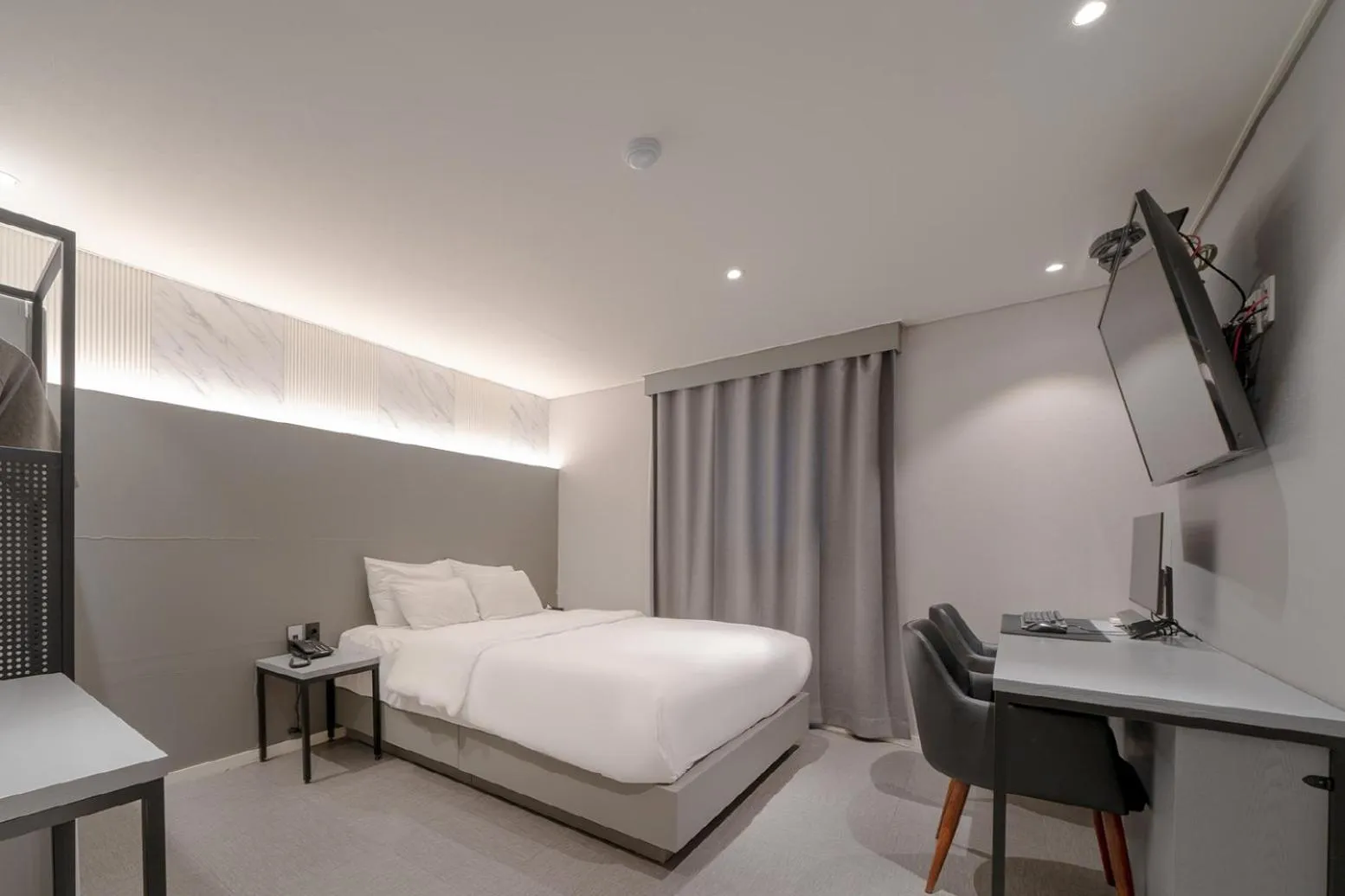 Bed in No25 Hotel Jeonju Sanjeong