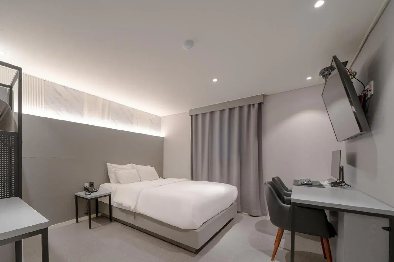 Bed in No25 Hotel Jeonju Sanjeong Bed in No25 Hotel Jeonju Sanjeong