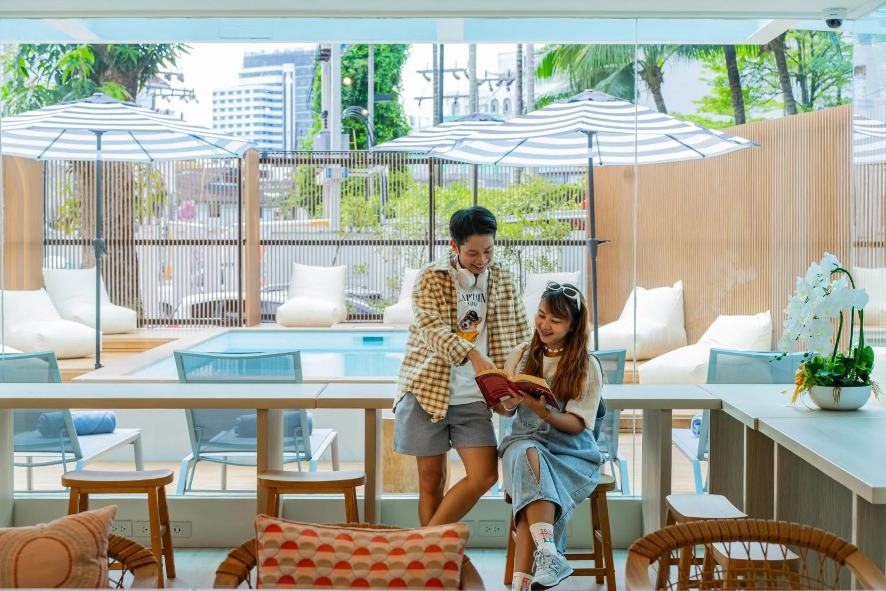 Swimming pool in The Tint At Phuket Town - SHA Plus