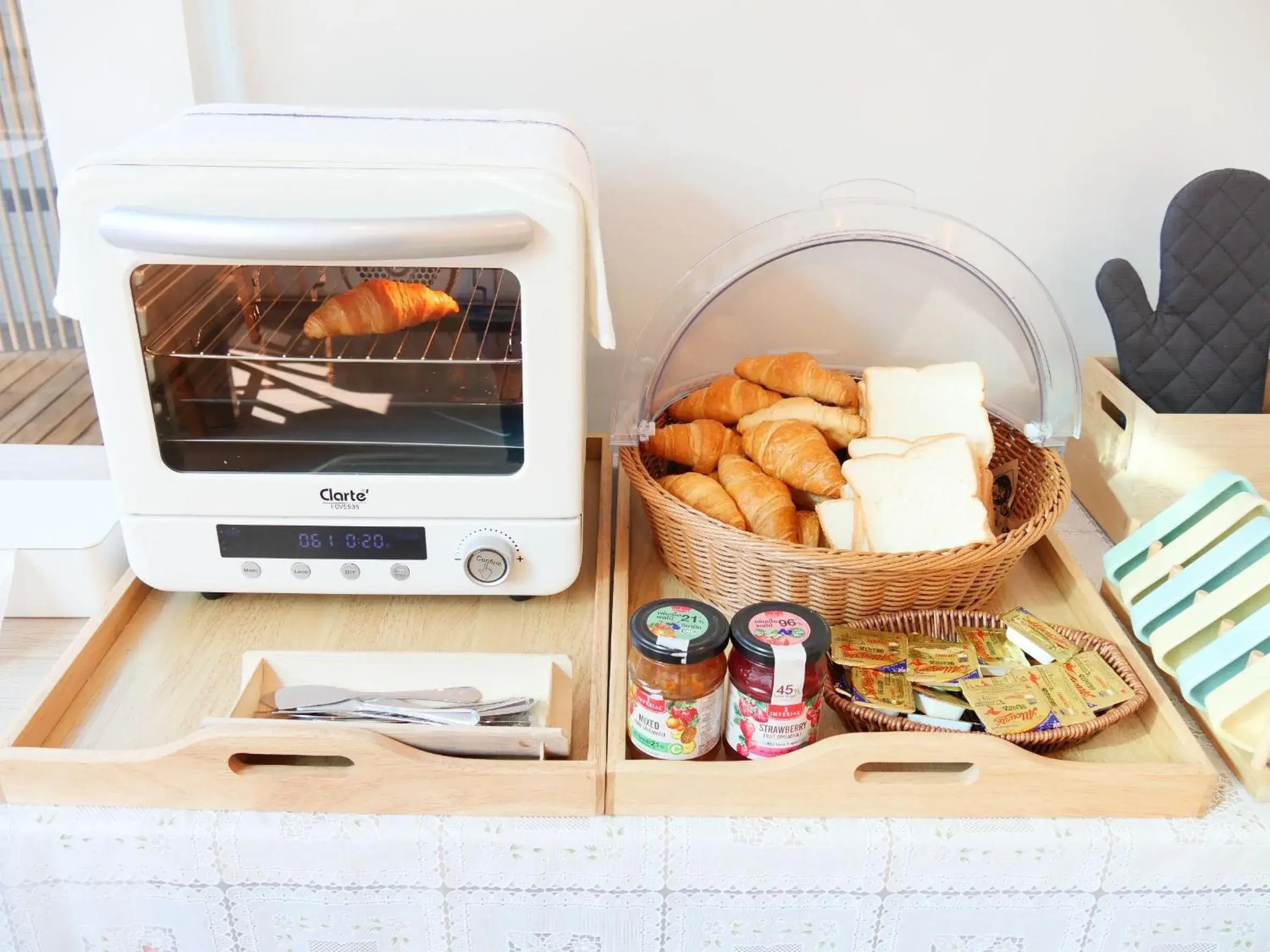 Continental breakfast in The Tint At Phuket Town - SHA Plus Continental breakfast in The Tint At Phuket Town - SHA Plus