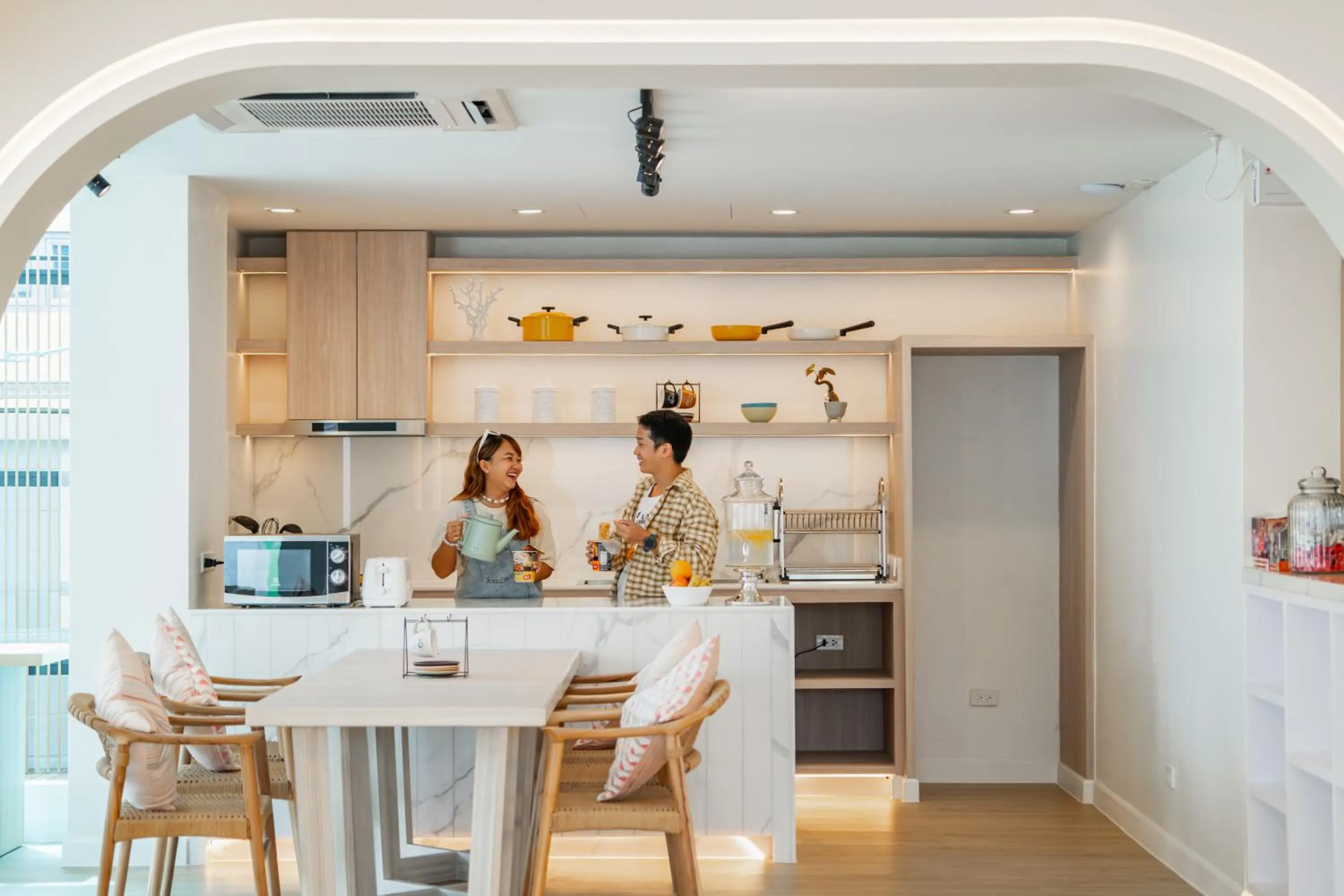 Communal kitchen in The Tint At Phuket Town - SHA Plus